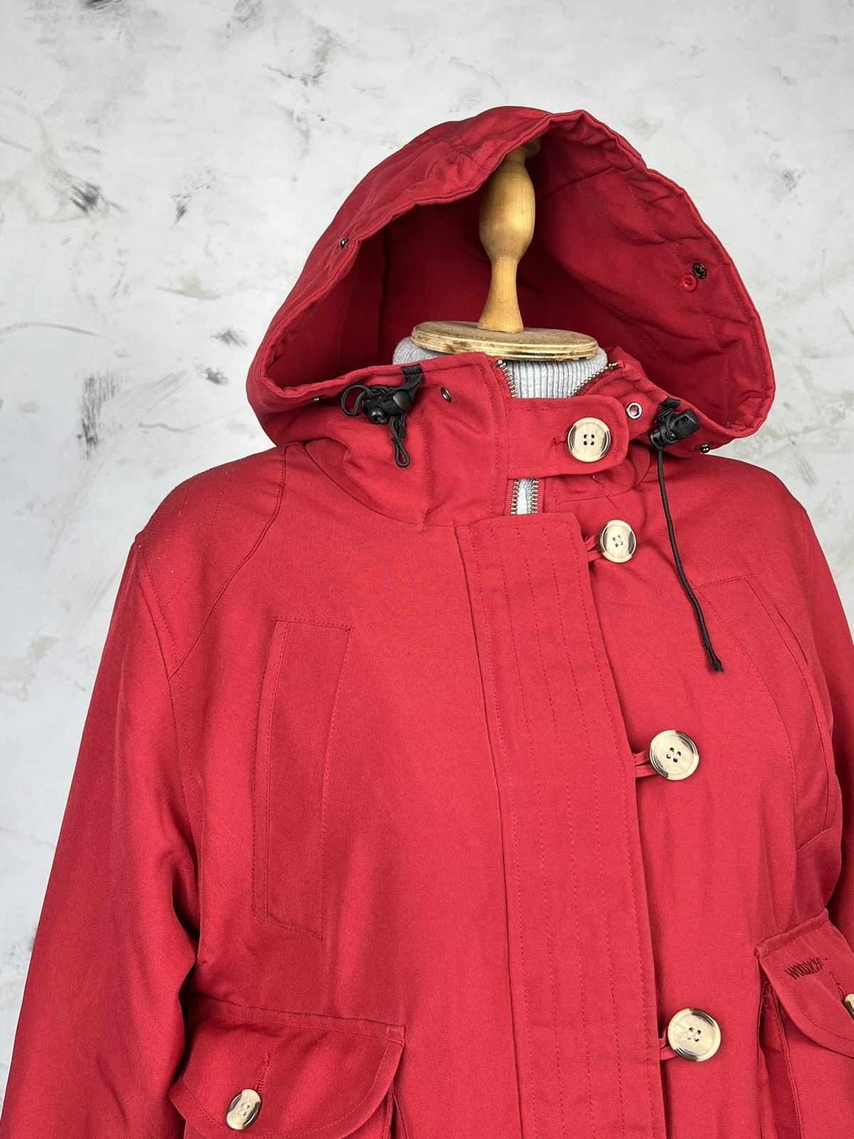 Woolrich Woolen Mills Vintage Woolrich Arctic Red Bomber Jacket Size L - XL Size XL / US 12-14 / IT 48-50 - 4 Thumbnail