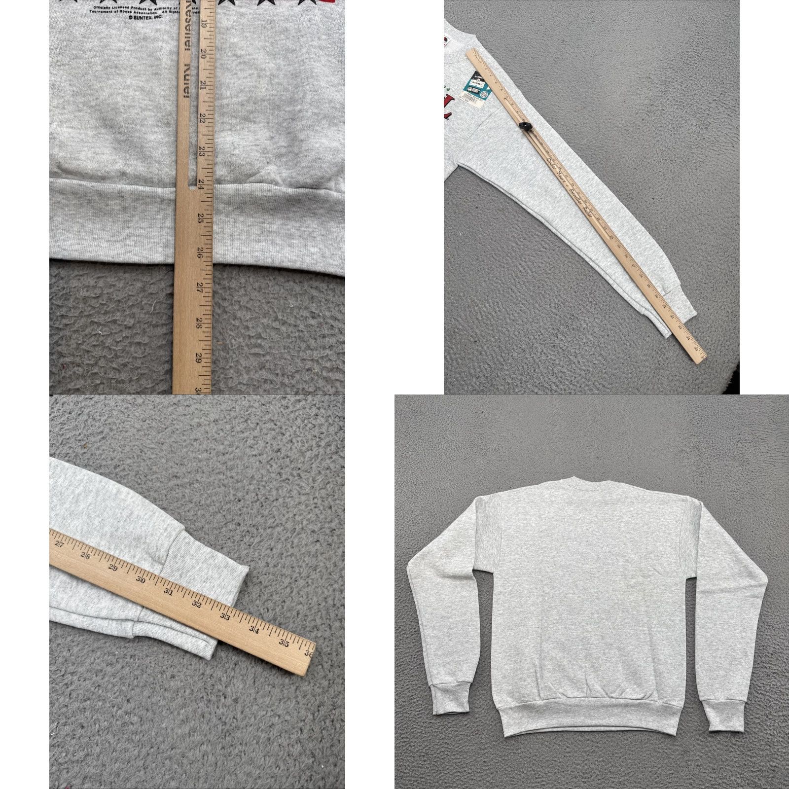 Fruit Of The Loom VINTAGE Wisconsin Badgers Sweatshirt Men's Size M 1994 90s NEW UCLA Rose Bowl Size US M / EU 48-50 / 2 - 8 Thumbnail