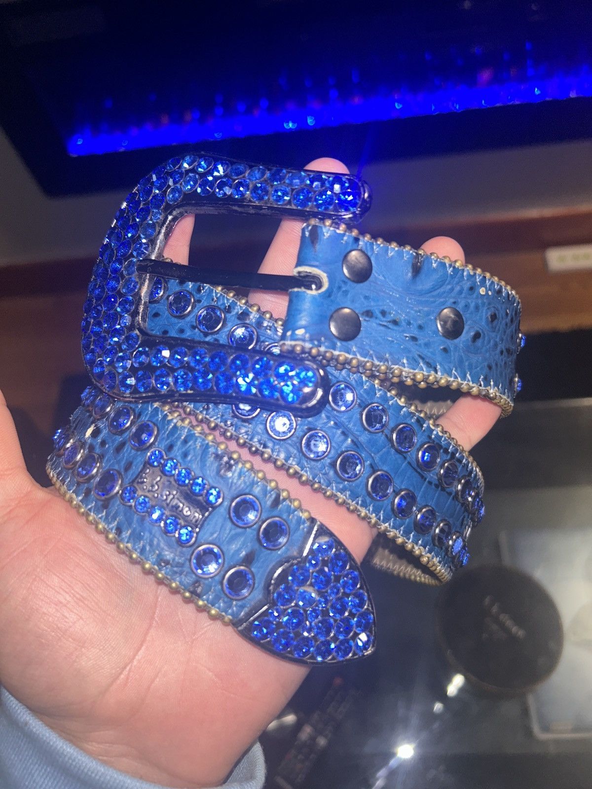 B.B. Simon Bb Simon belt darband blue eye 32 Size 32 - 1 Thumbnail