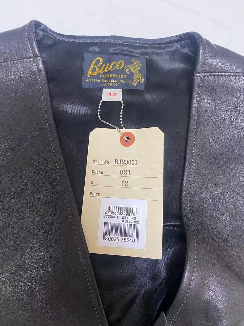 The Real McCoy's The Real McCoys Sise42 BUCO Horsehide Leather Motorcycle Ve Size US M / EU 48-50 / 2 - 2 Thumbnail