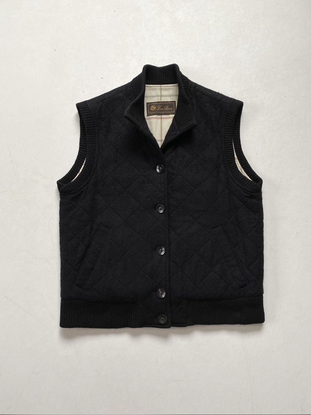 Loro Piana Loro Piana Cashmere Diamond Quilted Vest Size US M / EU 48-50 / 2 - 1 Thumbnail