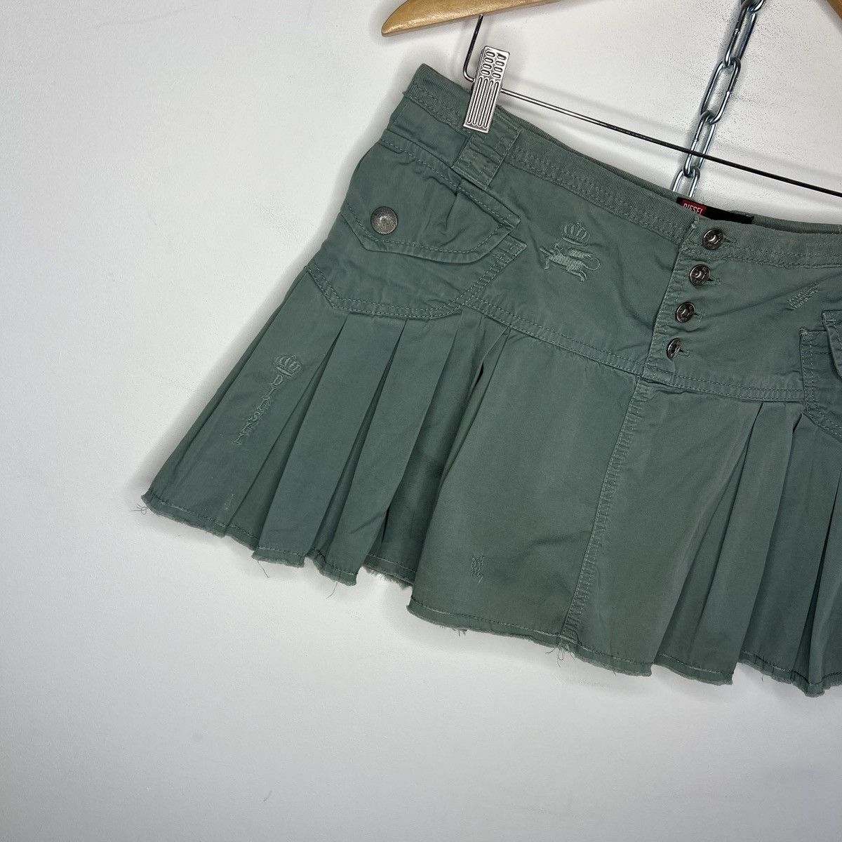 Diesel Vintage mini skirts Diesel y2k Distressed baggy Japan style Size 29" - 3 Thumbnail