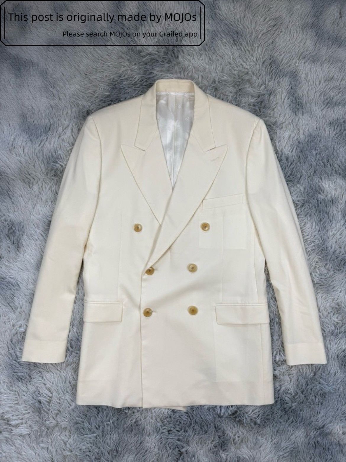 Dior Sz 46 Dior 19AW Runway Golden Button Jacket Size US S / EU 44-46 / 1 - 1 Thumbnail