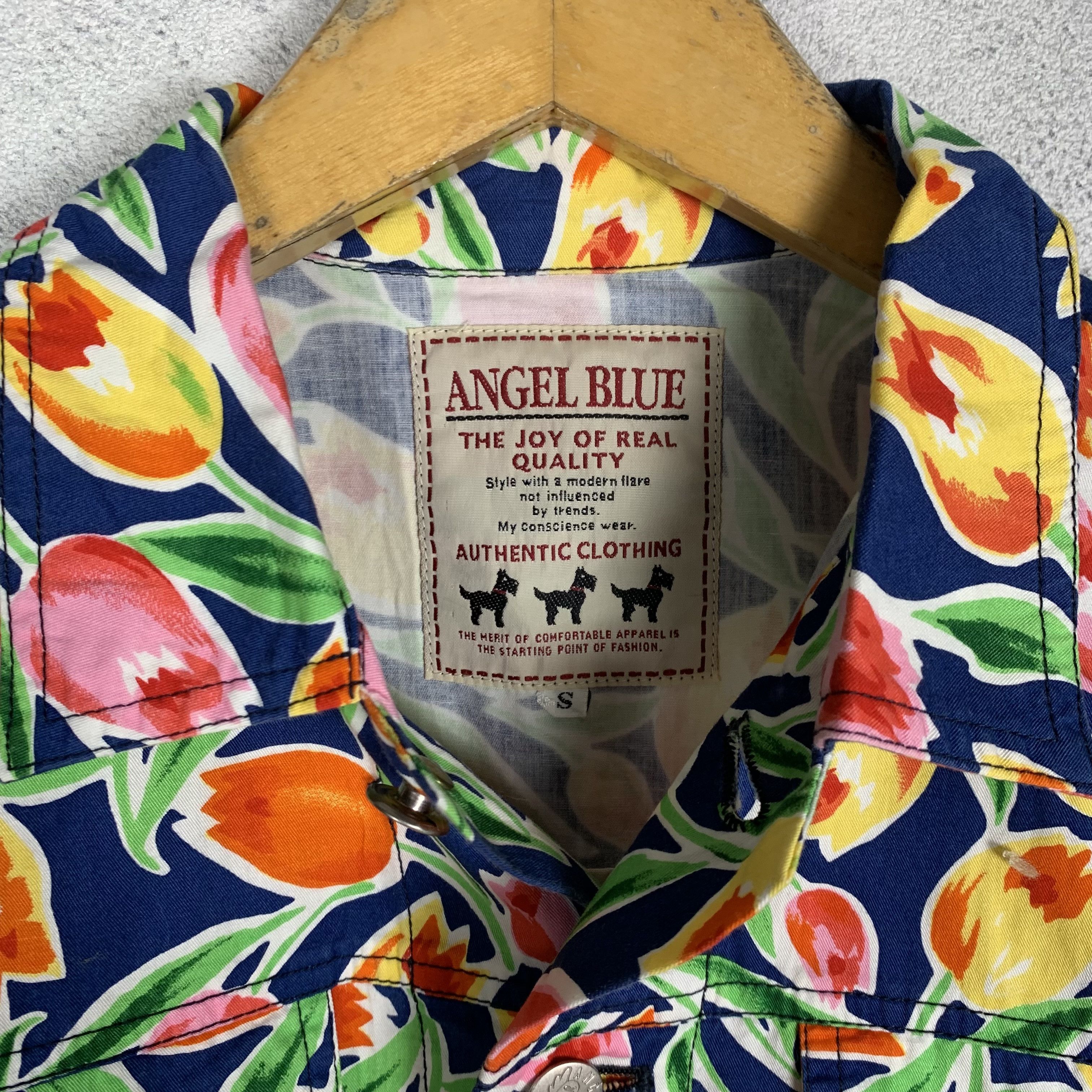 Hysteric Glamour Angel Blue Floral Printed Jacket Cropped Size S / US 4 / IT 40 - 3 Thumbnail