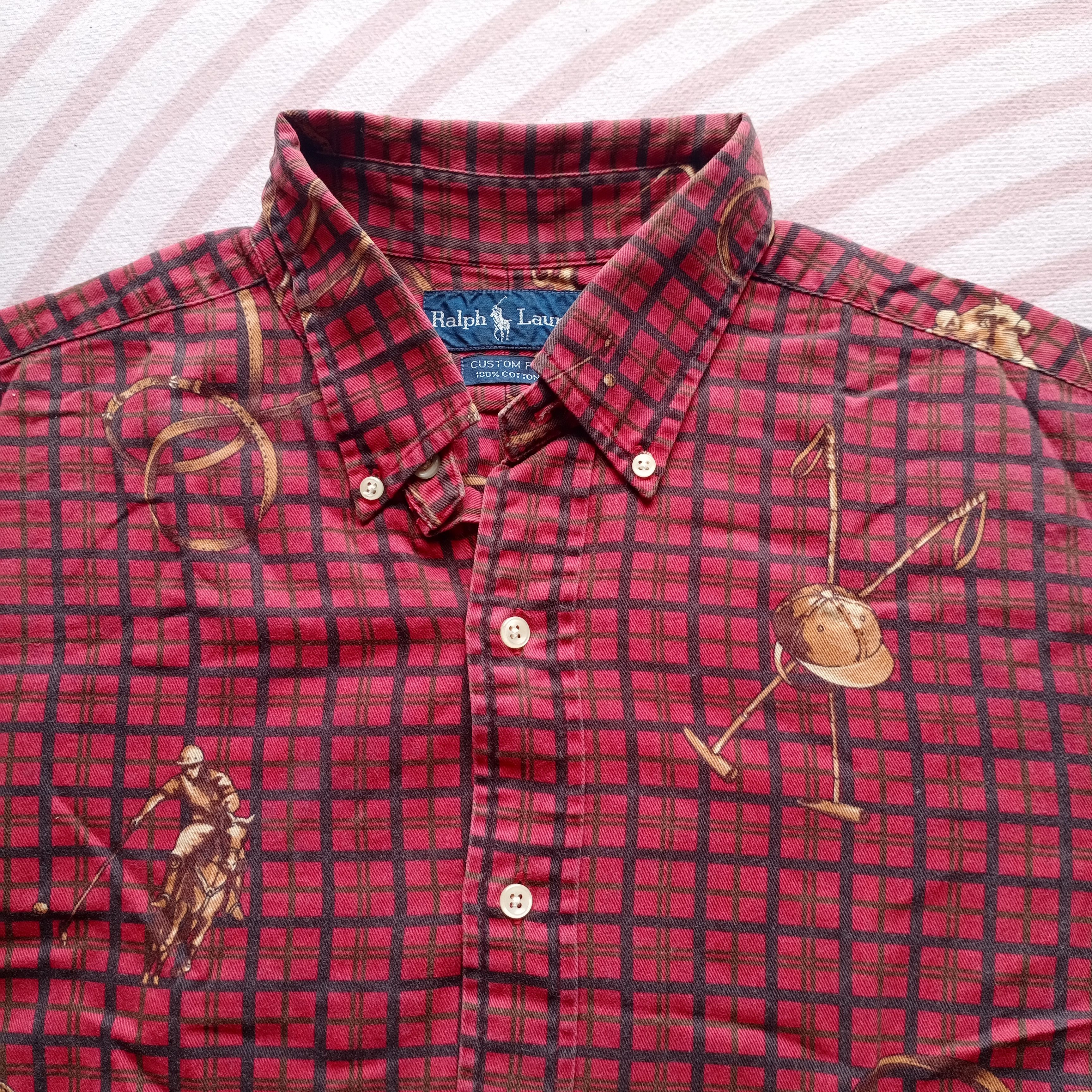 Ralph Lauren Vintage 90s Polo Ralph Lauren RL Pheasant Plaid Hunting Size US L / EU 52-54 / 3 - 6 Thumbnail