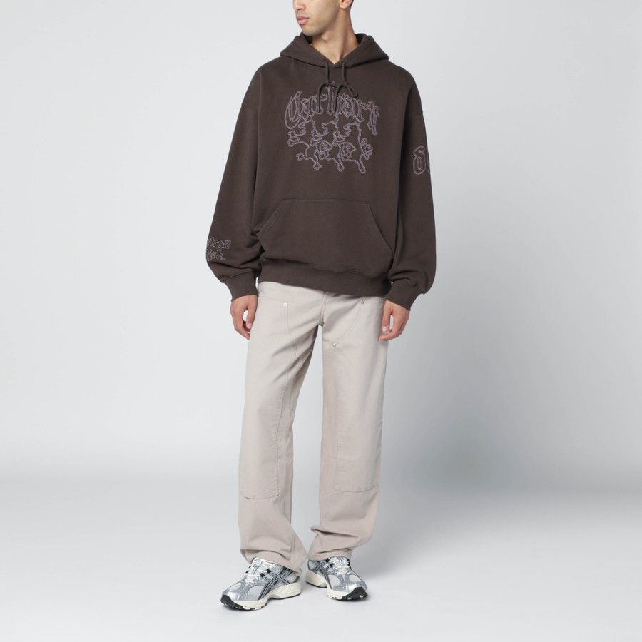 Carhartt Wip o1d2blof0226 Hackwork Hoodie in Brown Size US XL / EU 56 / 4 - 2 Thumbnail