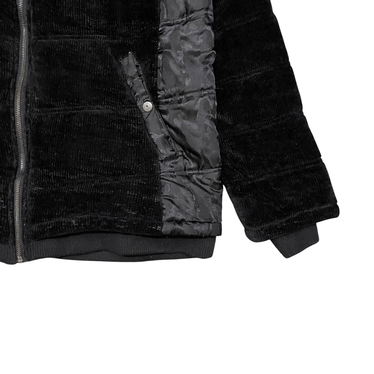 In The Attic Vintage In The Attic Corduroy Puffer Hooded Jacket Size US L / EU 52-54 / 3 - 4 Thumbnail