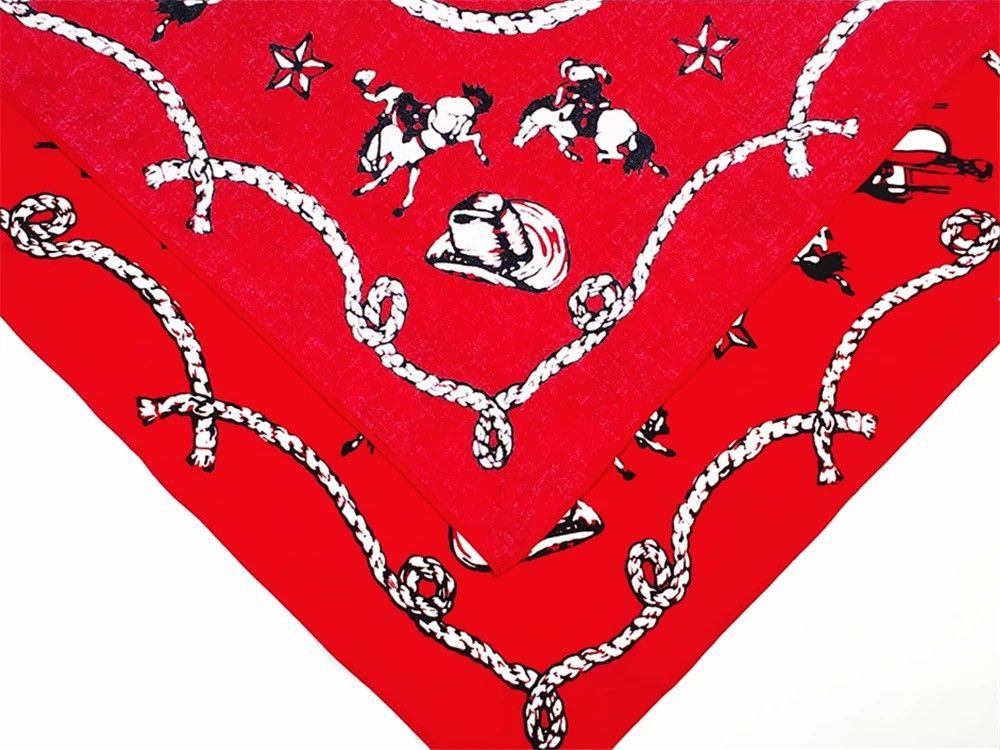 RRL Ralph Lauren RRL Bandana COTTON Scarf handkerchief Size ONE SIZE - 21 Thumbnail