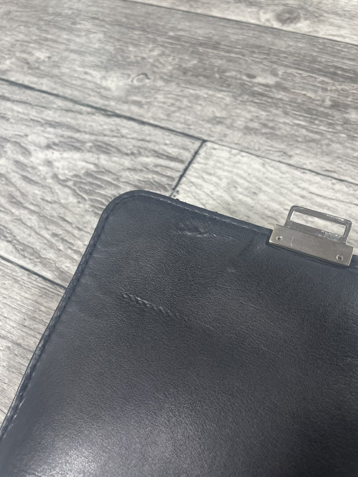 Louis Vuitton Vintage Louis Vuitton LV Black Taiga Leather Tobar Briefcase Size ONE SIZE - 8 Thumbnail
