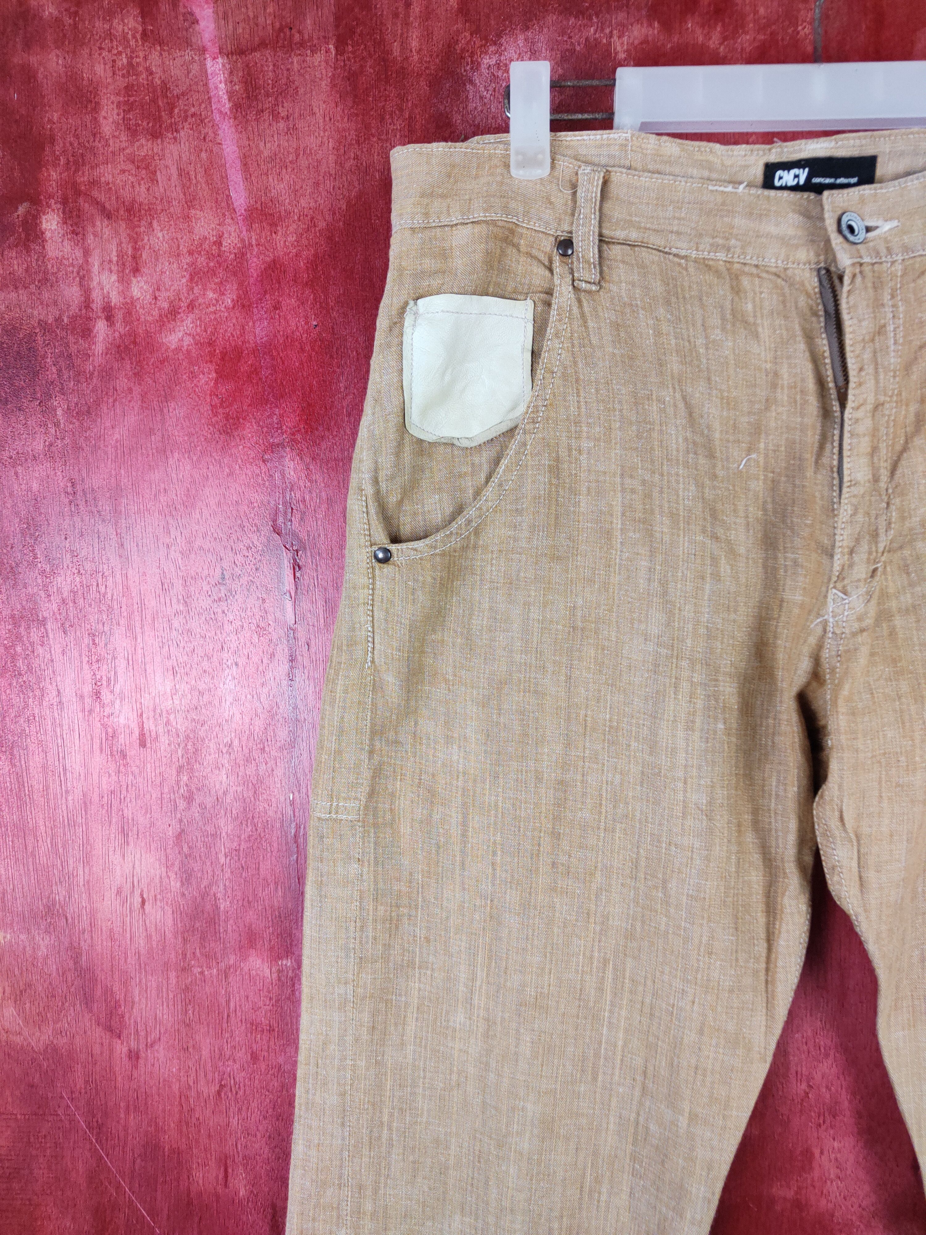 Japanese Brand Concave attempt Brown Multipocket Casual Pants #S1271 Size US 34 / EU 50 - 3 Thumbnail