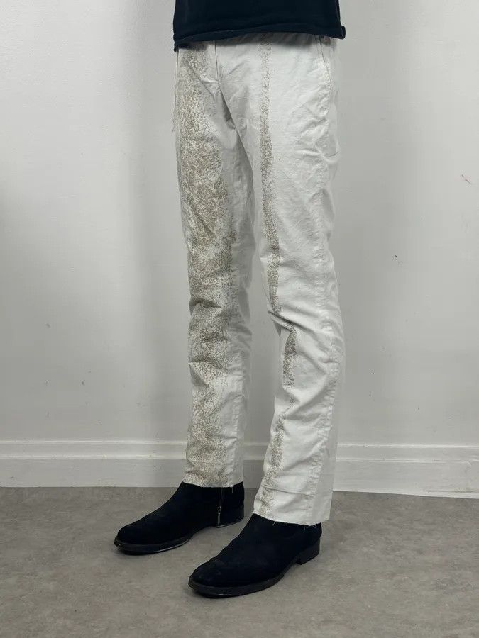 Roberto Cavalli 2000s Roberto Cavalli White Fur Effect Cozy Pants Size US 30 / EU 46 - 3 Thumbnail