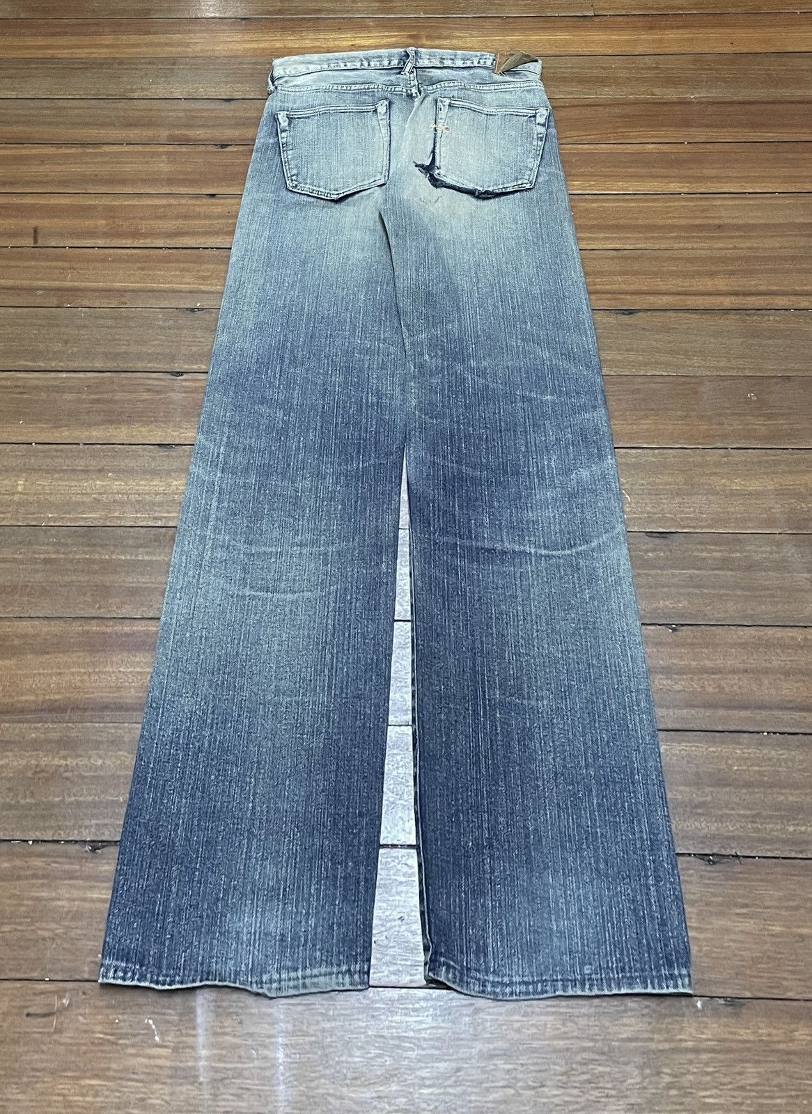 45rpm Rare Design Vintage Brand 45rpm Baggy Jeans 1990s Size US 26 / EU 42 - 2 Thumbnail