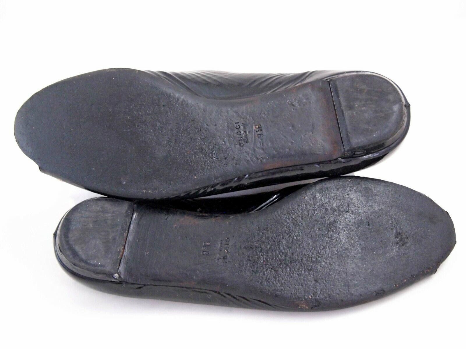Gucci Gucci Horsebit Flats Black Patent Leather EU 39.5 US 9.5 Size US 9.5 / IT 39.5 - 8 Thumbnail