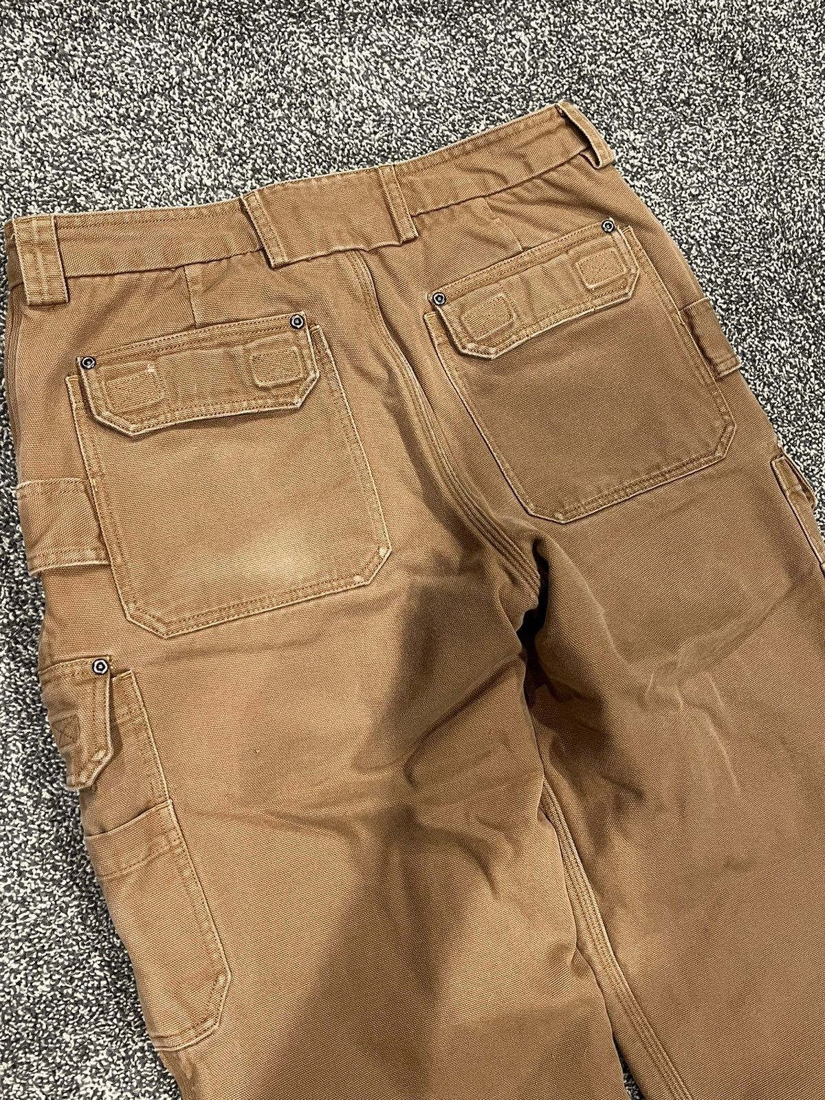 Japanese Brand × Vintage Baggy Vintage Fleece Lined Cargo Pants Size US 32 / EU 48 - 10 Thumbnail