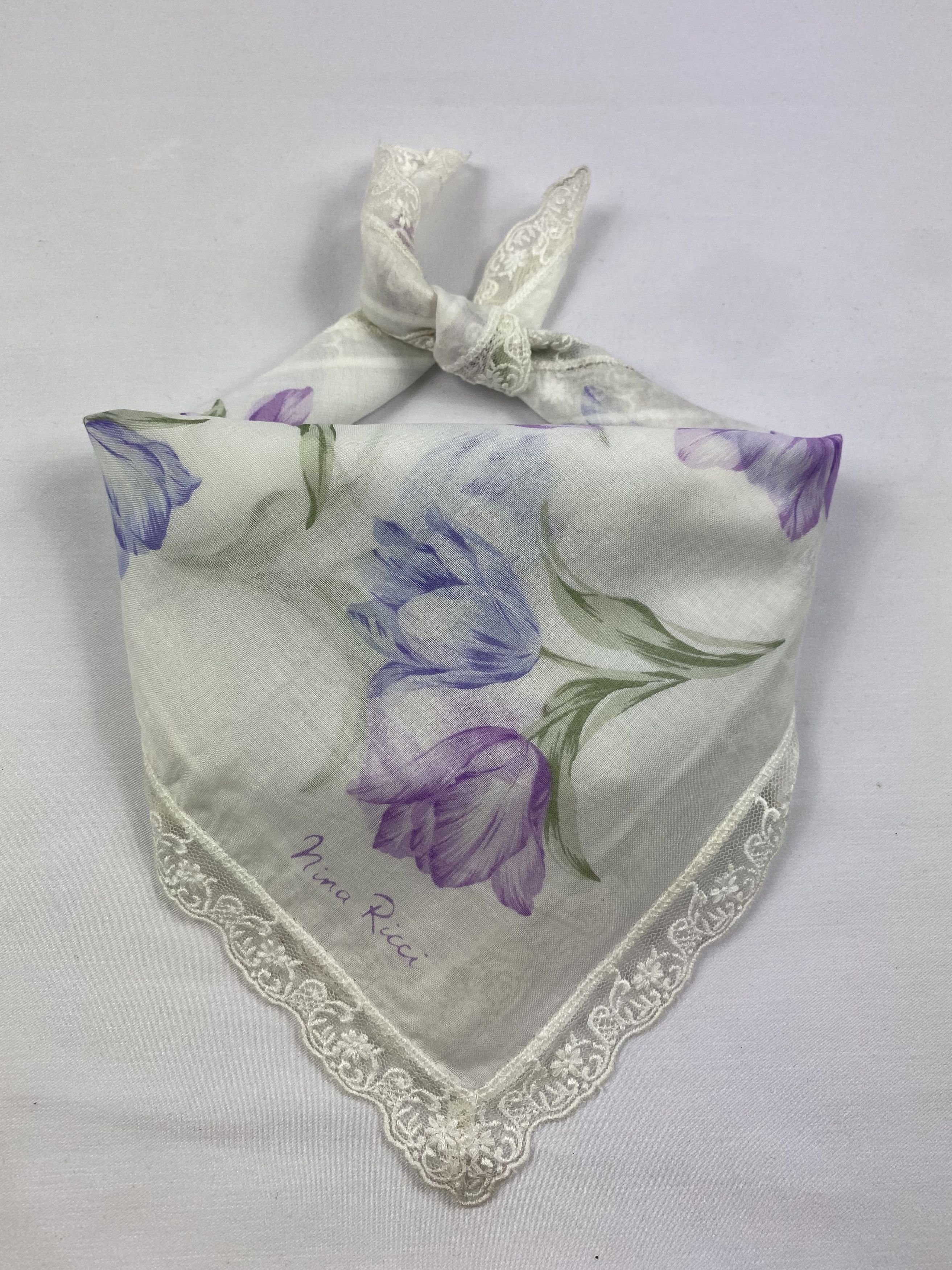 Nina Ricci × Vintage Nina Ricci Handkerchief / Bandana / Neckerchief Size ONE SIZE - 1 Thumbnail