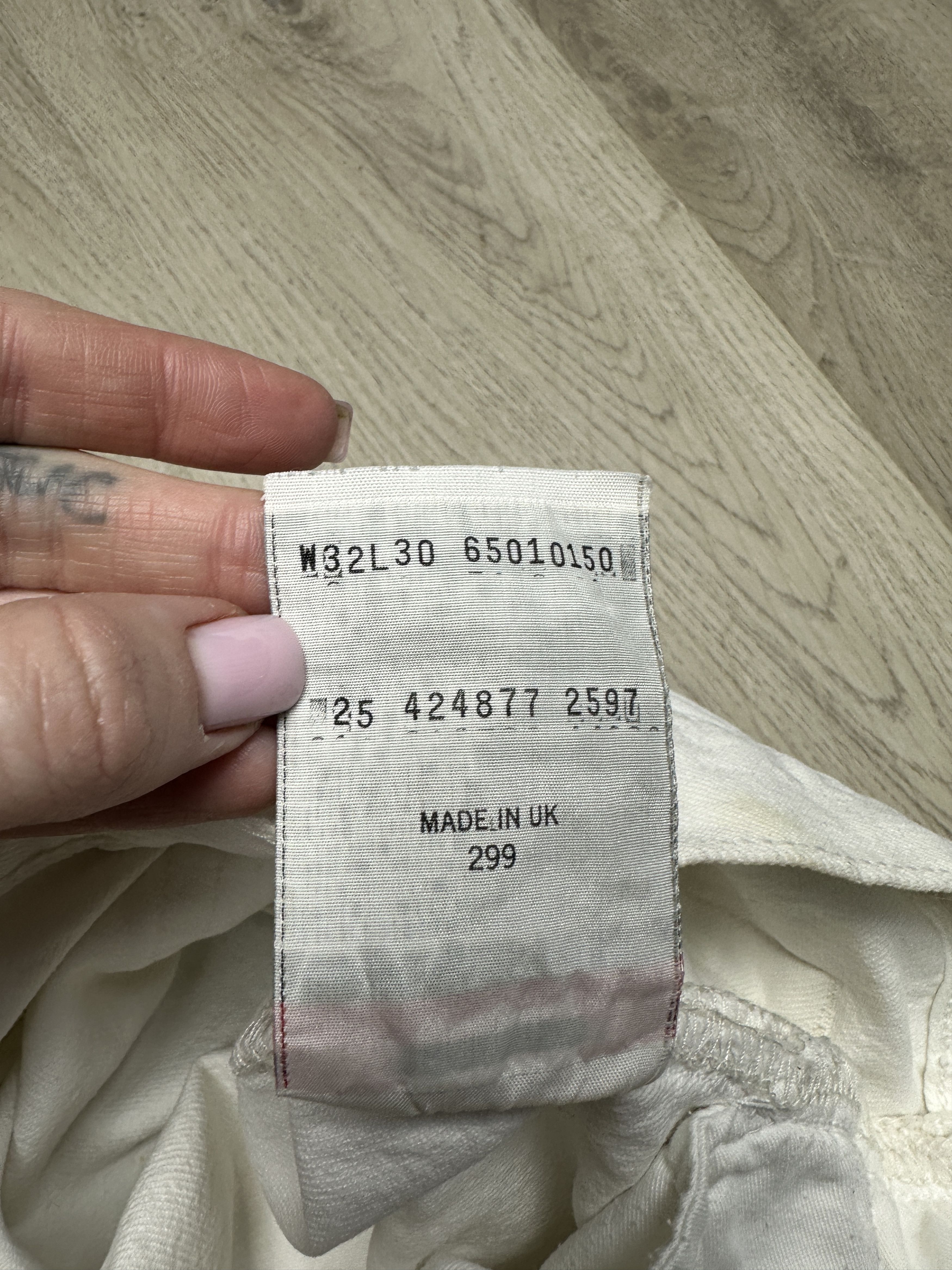 Levi's Levi's 501 90s Vintage White Denim Pants Jeans Size US 32 / EU 48 - 10 Thumbnail