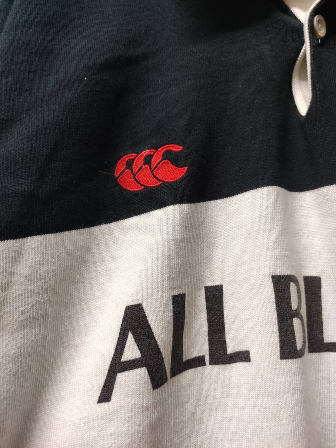 Canterbury of New Zealand Vtg 90's Canterbury of New Zealand All Blacks Rugby Jersey Size US L / EU 52-54 / 3 - 3 Thumbnail
