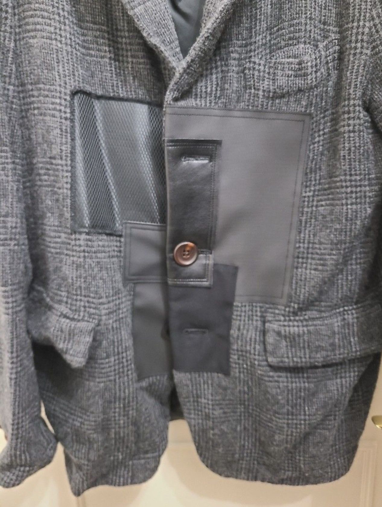 Comme des Garcons × Junya Watanabe comme des garçons Junya patchwork Blazar runway Size 48R - 7 Thumbnail