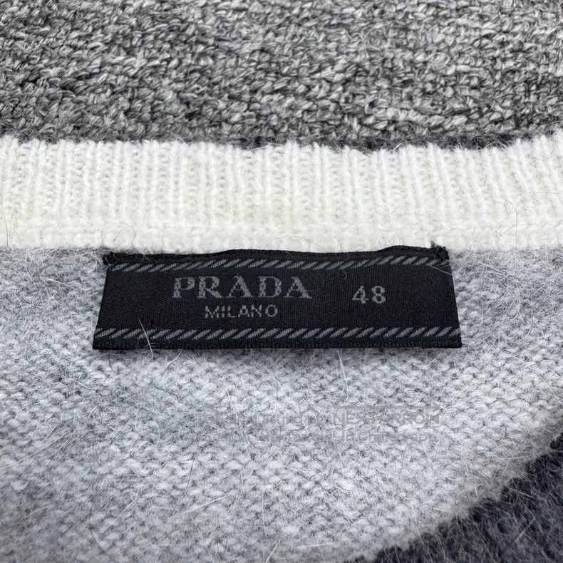 Prada Prada Oil-painted rabbit fur sweater Size US M / EU 48-50 / 2 - 3 Thumbnail