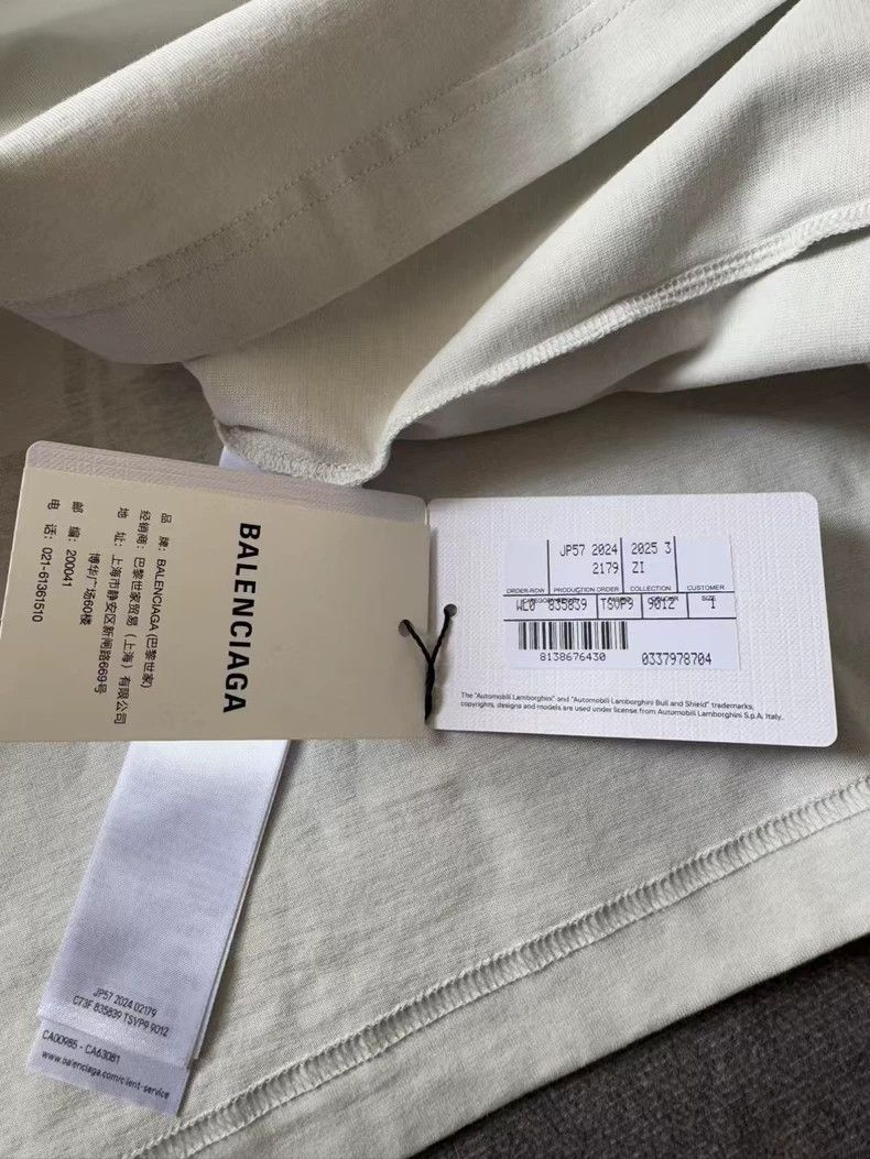 Balenciaga Balenciaga Lamborghini Co-branded Long Sleeve T-shirt Size US S / EU 44-46 / 1 - 5 Thumbnail