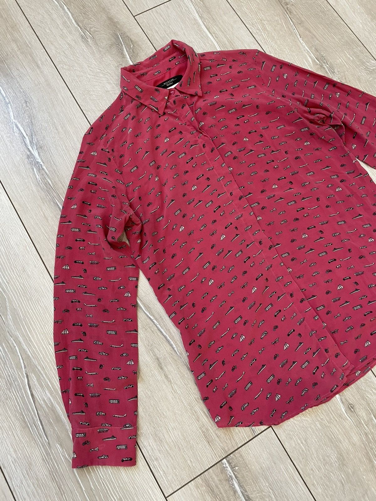 Weekend Max Mara Max Mara silk shirt Blouse Size XS / US 0-2 / IT 36-38 - 2 Thumbnail