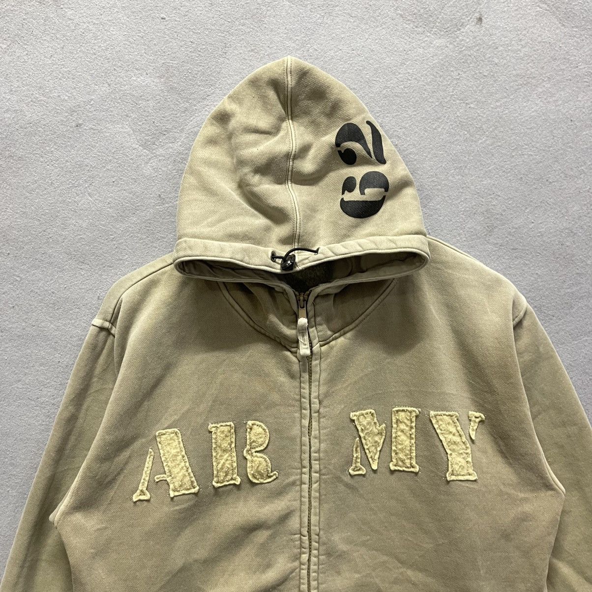 Japanese Brand Vintage First Parking “ARMY” Zip Hoodie – L Size US L / EU 52-54 / 3 - 3 Thumbnail