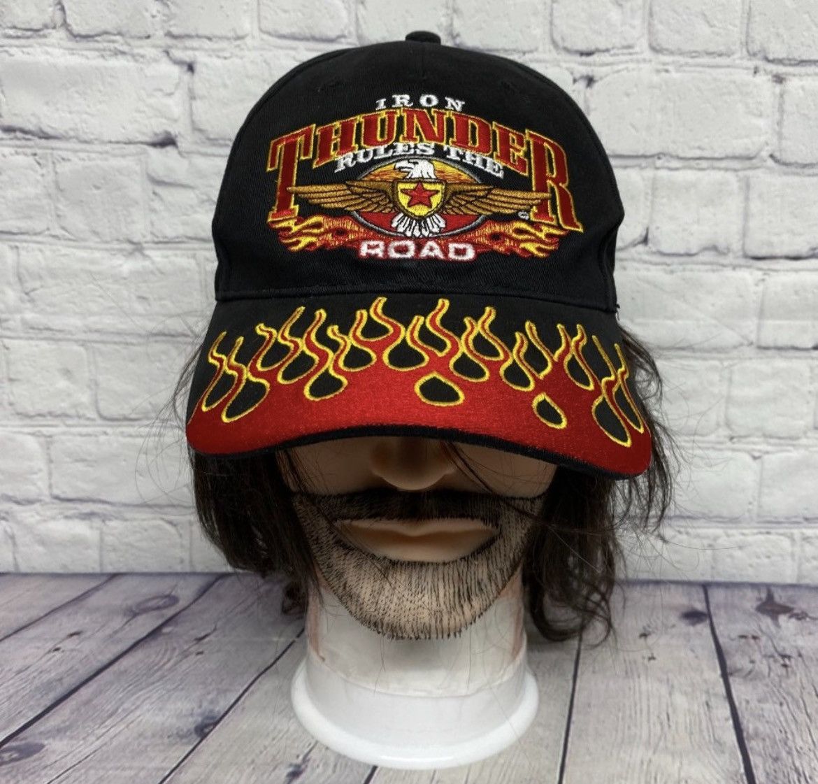 Vintage Flame Trucker Hat