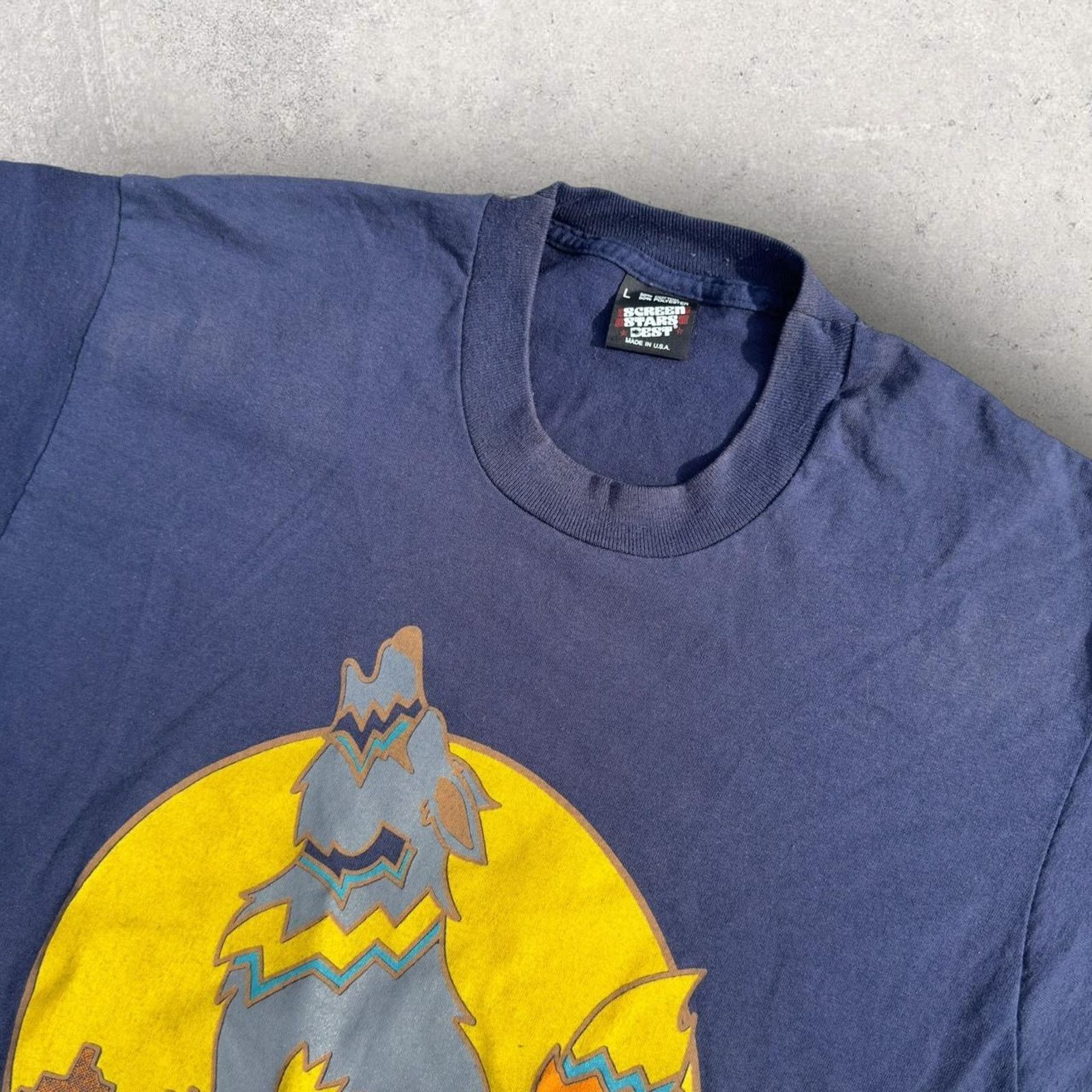 Vintage Vintage 80s Arizona Wolf Tee Shirt Size US L / EU 52-54 / 3 - 4 Thumbnail