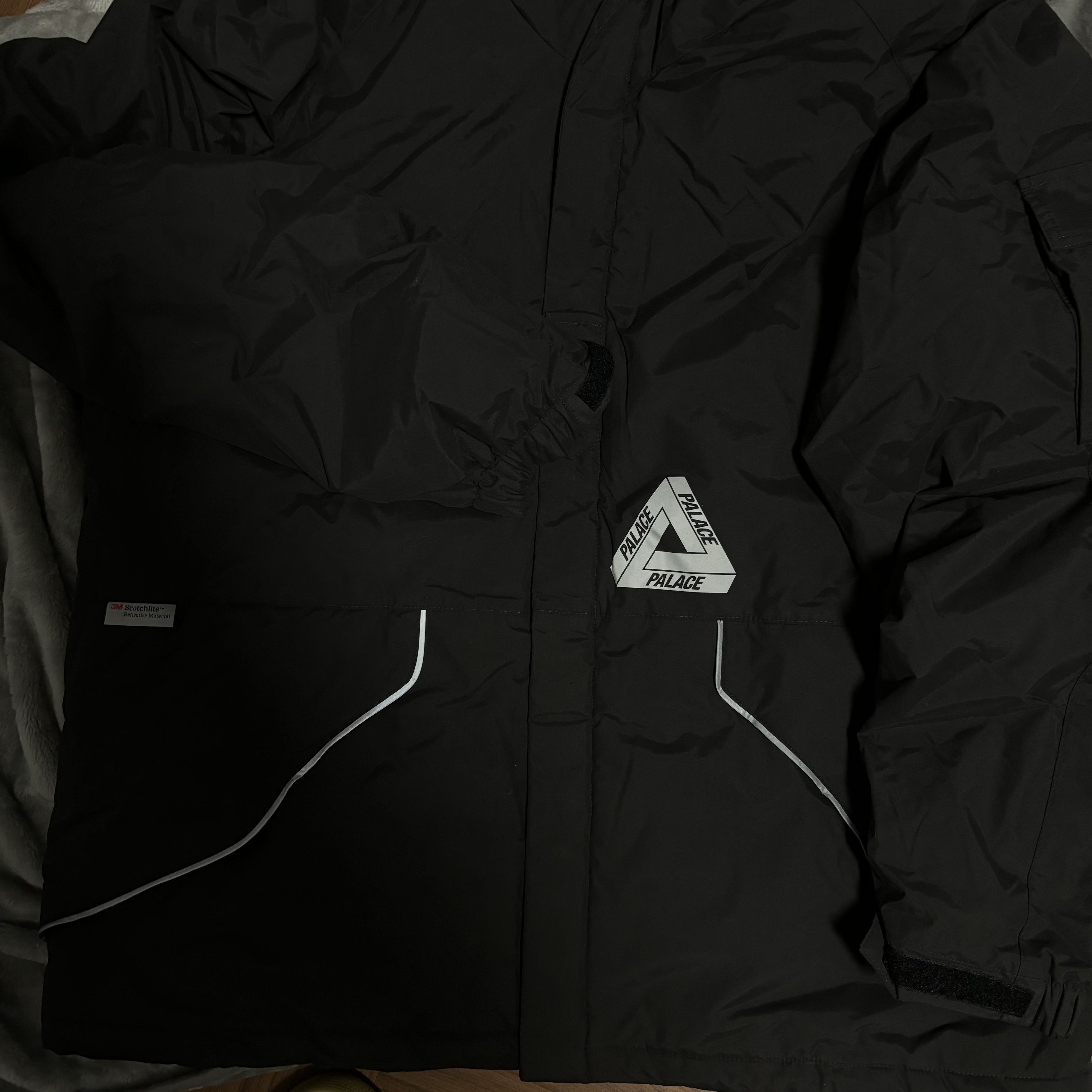 Palace Palace P-Tech Hooded Jacket Black - 23FW Size US XL / EU 56 / 4 - 3 Thumbnail