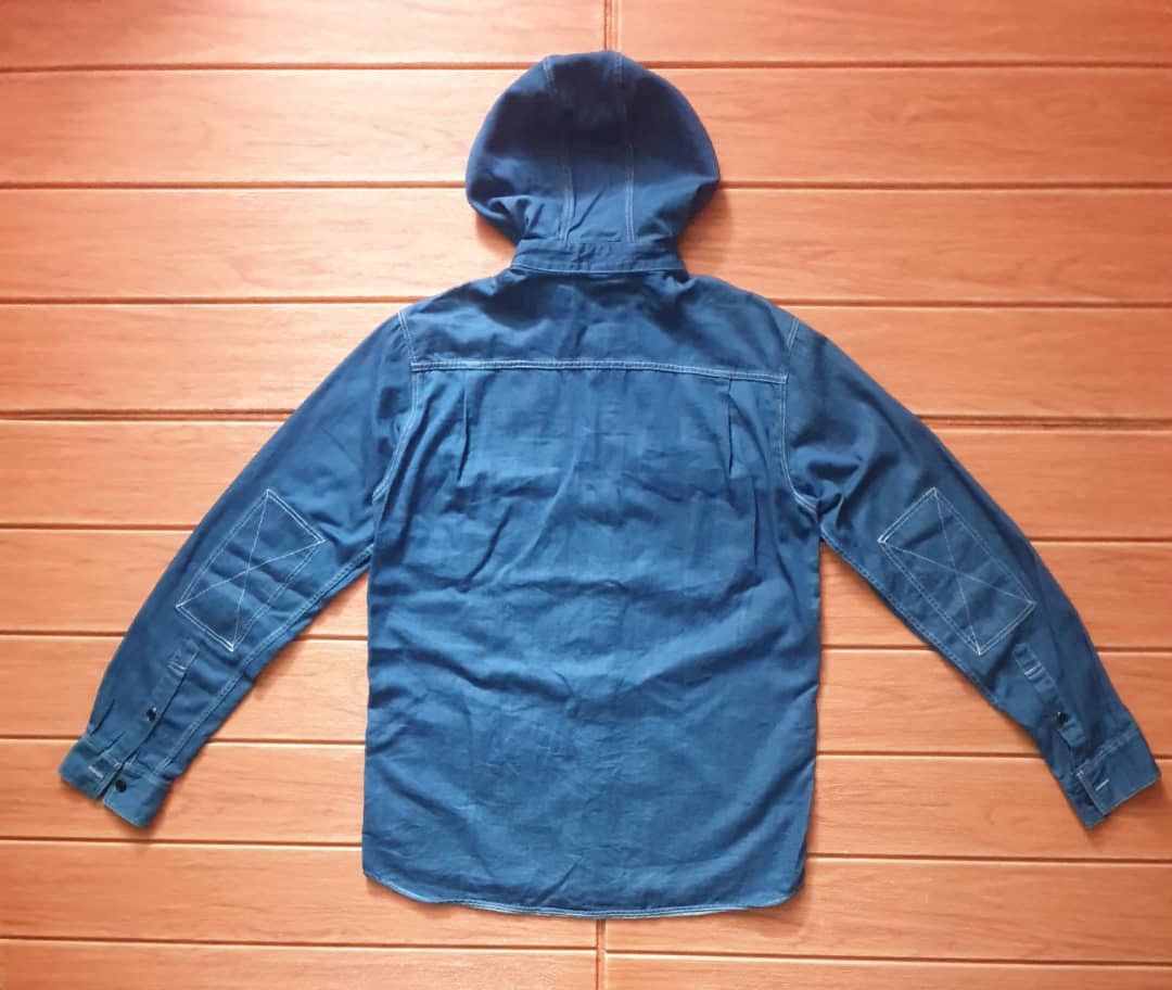 Japanese Brand 💥SILAS Japanese brand harajuku blue colour hoodie chambray Size US M / EU 48-50 / 2 - 11 Thumbnail