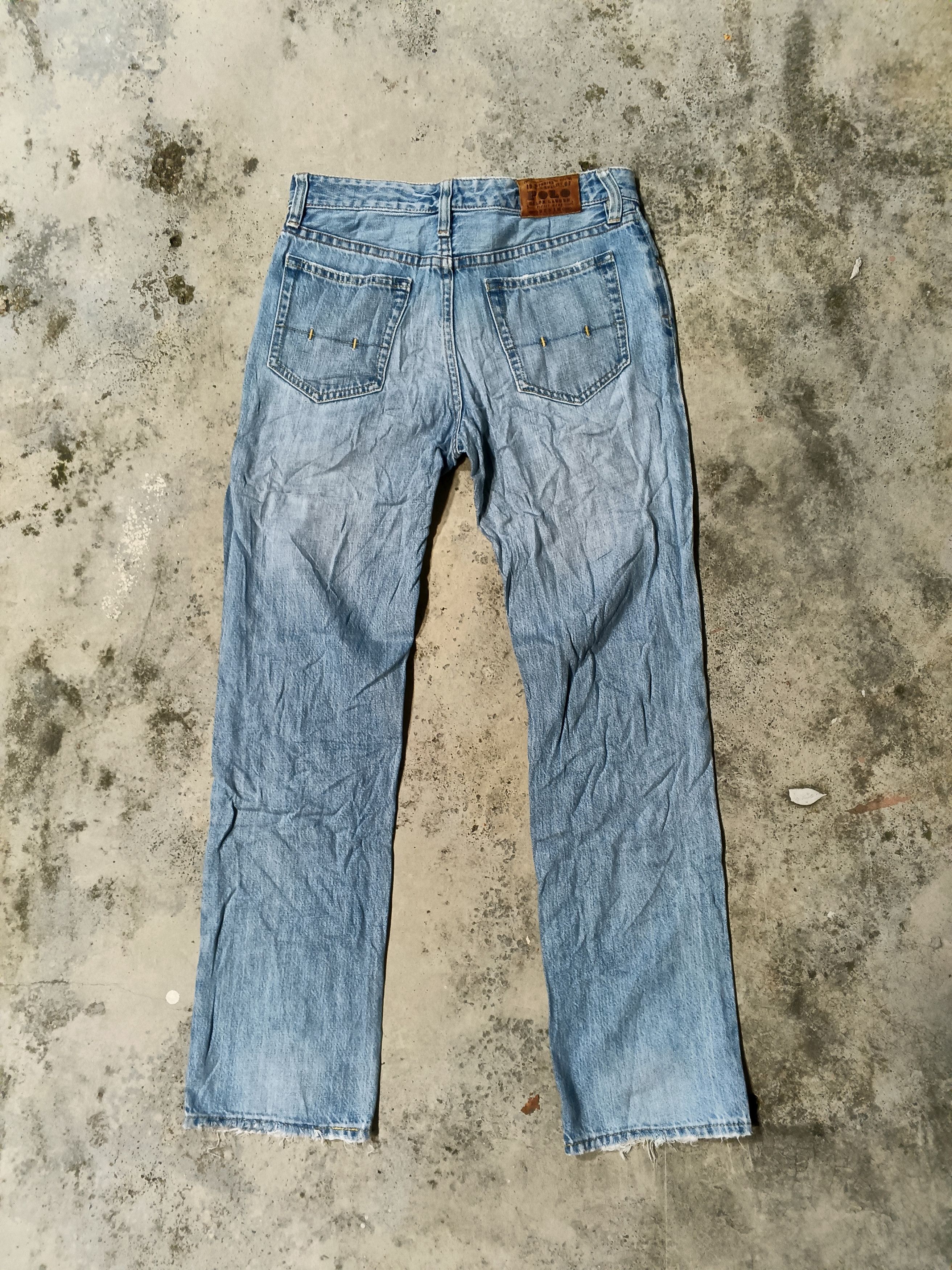 Polo Ralph Lauren Vintage 90s Polo Ralph Lauren Denim Selvedge Size 30" / US 8 / IT 44 - 2 Thumbnail
