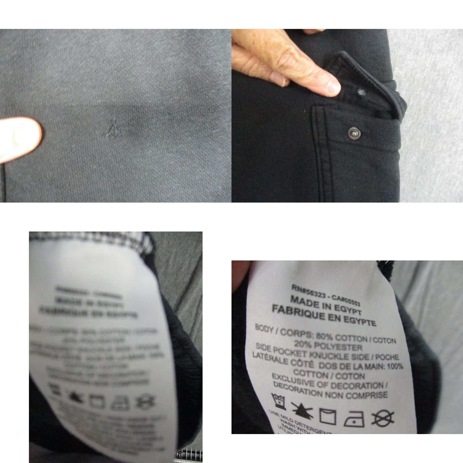 Nike Nike Pants Mens S Black Cargo Joggers Swoosh Graphic Tech Fleece CU3512-010 Size US 29 - 8 Thumbnail