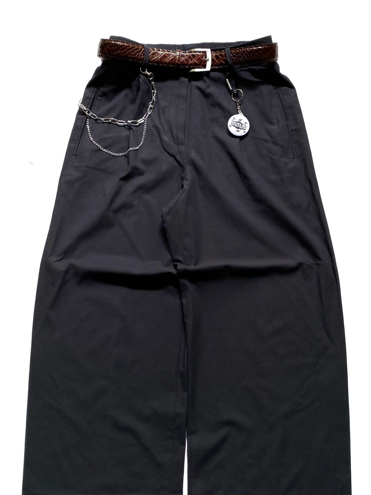 Designer × Japanese Brand × pet-tree-kor SICK💰PLST Pleated Wide Leg Trousers Size US 30 / EU 46 - 3 Thumbnail