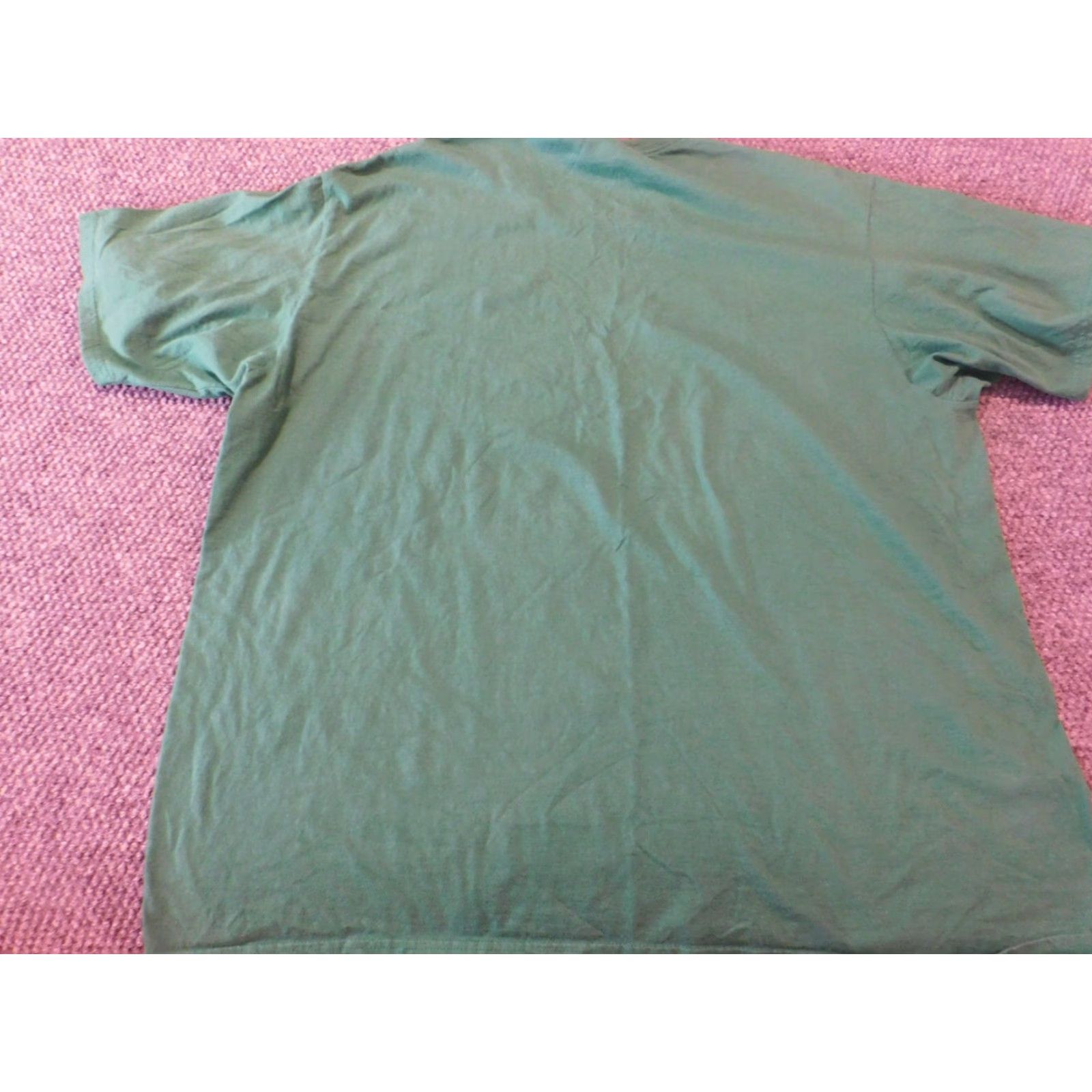 Port & Company Port & Company Jamaica Mens Shirt T-Shirt 2XL Green Short Sleeve Crew Neck Solid Logo Classic Vintage: No (adjusted to conform) Size US XXL / EU 58 / 5 - 7 Thumbnail