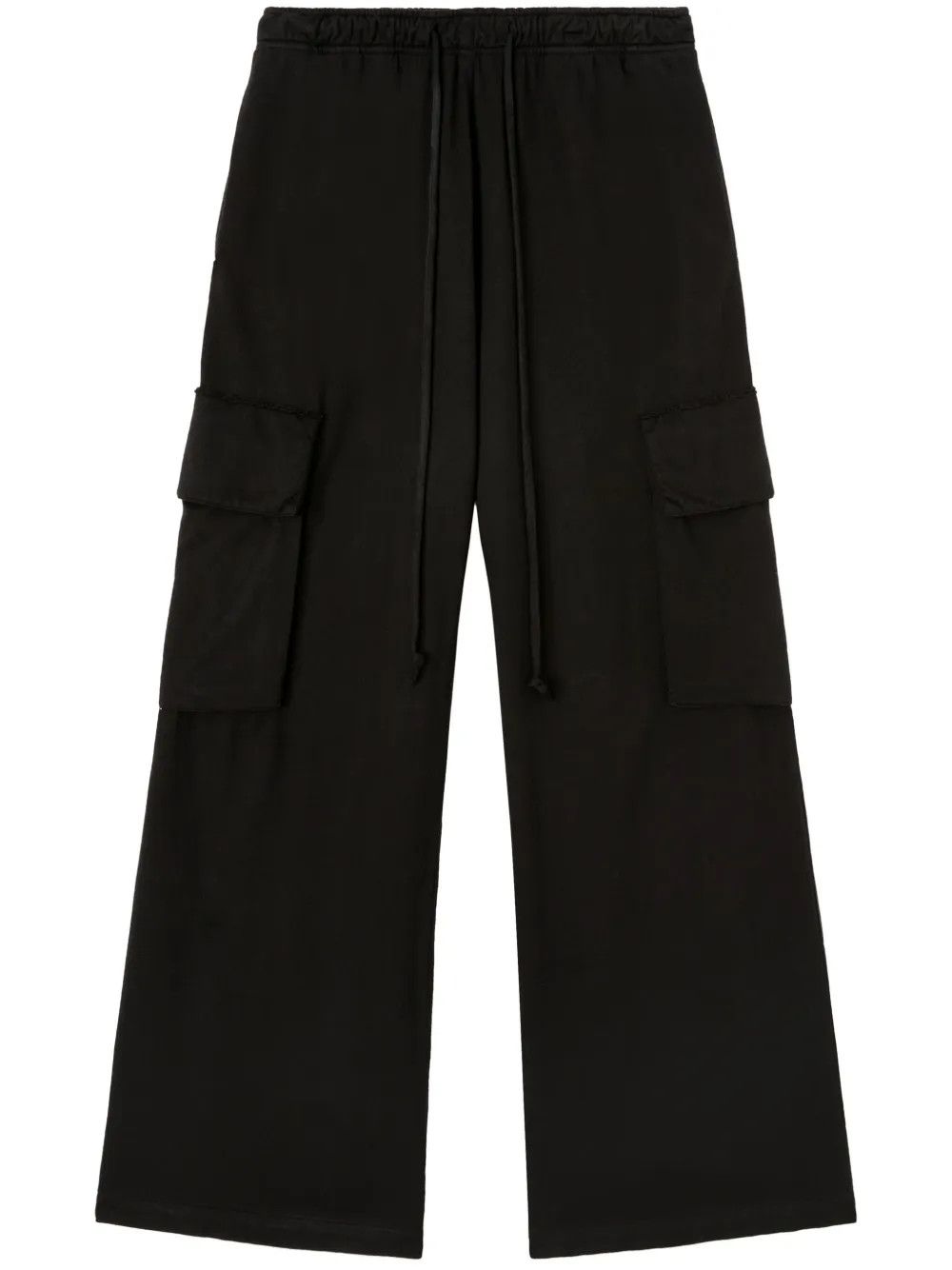 Palm Angels o1y1125 Cargo Sweatpant in Black Size 28" / US 6 / IT 42 - 1 Thumbnail