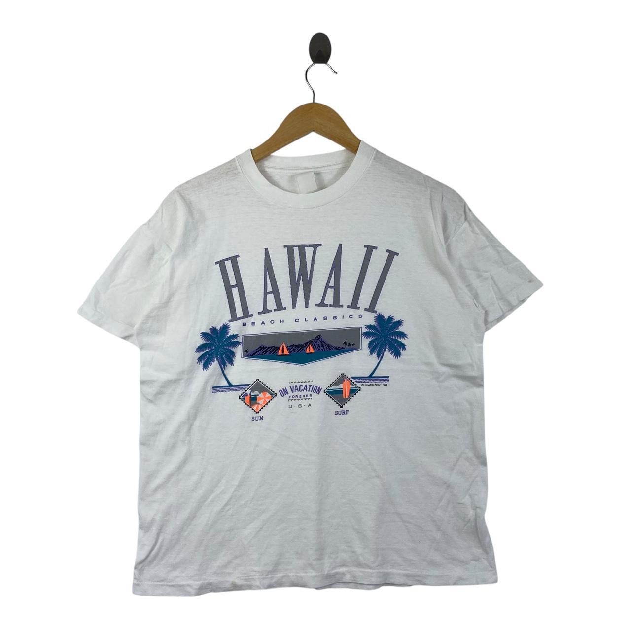 Vintage Vintage 90’ HAWAII BEACH CLASSICS Sun Surf Tee Shirt Island Size M / US 6-8 / IT 42-44 - 1 Thumbnail