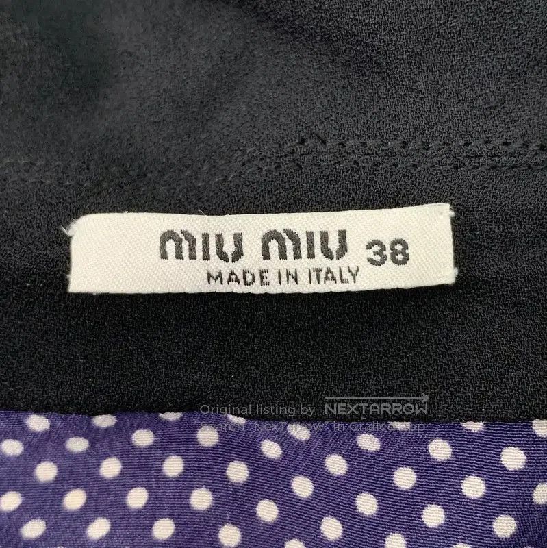Miu Miu Miu Miu Blue Silk Dress for Women . Size S / US 4 / IT 40 - 5 Thumbnail