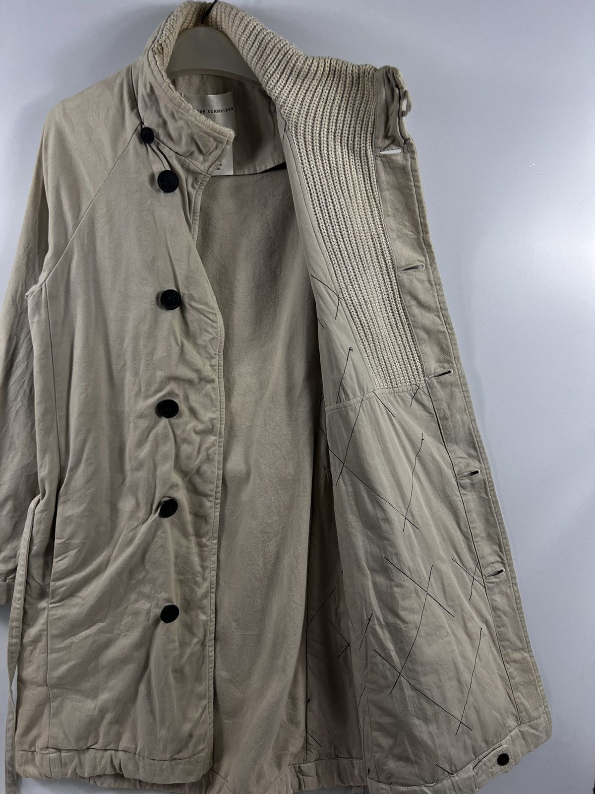 Stephan Schneider Stephan Schneider button up duck canvas long belt Jacket Size US XS / EU 42 / 0 - 5 Thumbnail