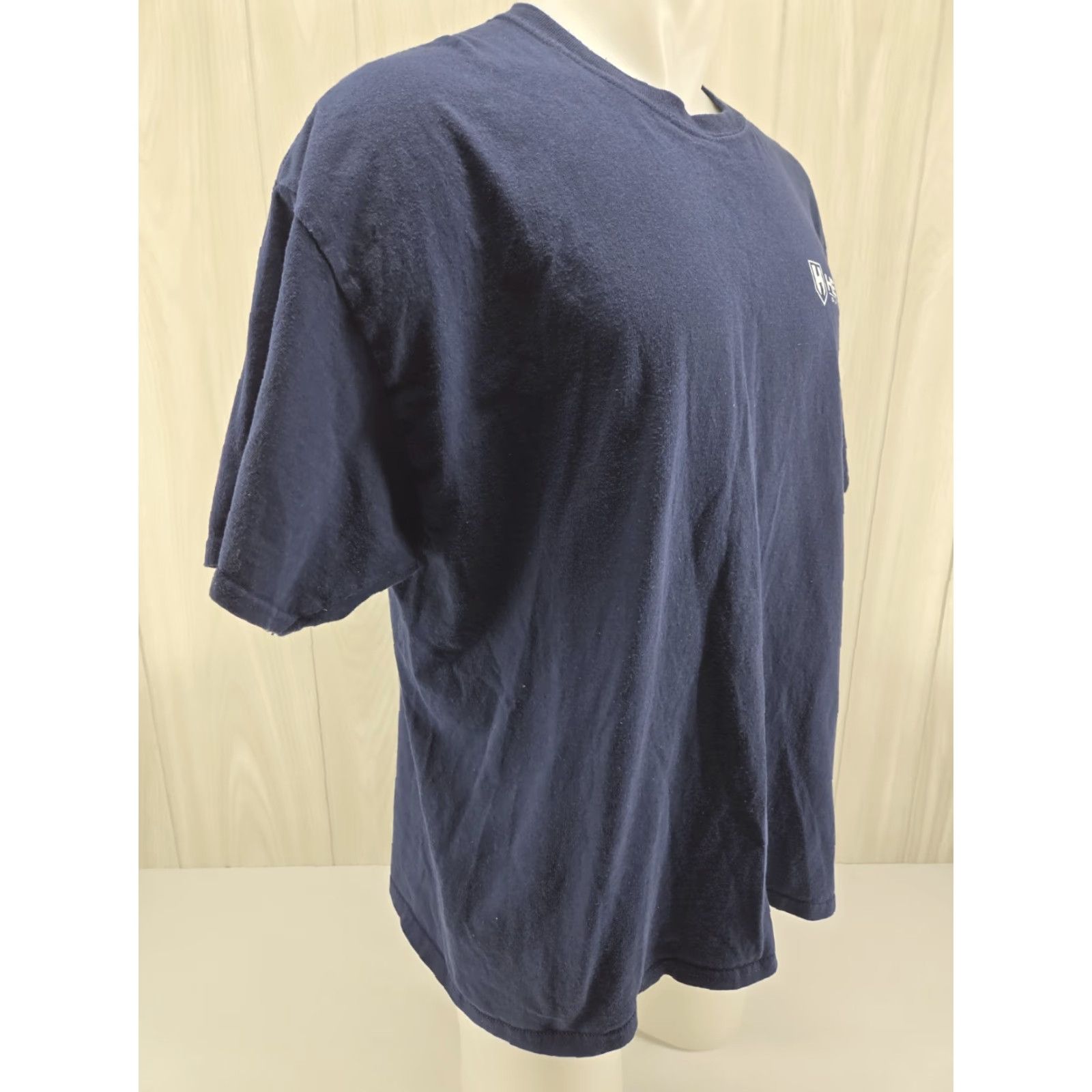 Stampd Heybo Outdoors Navy Blue Dog Duck Stamp Graphic Short Sleeve T Shirt Mens 2XL Size US XXL / EU 58 / 5 - 7 Thumbnail