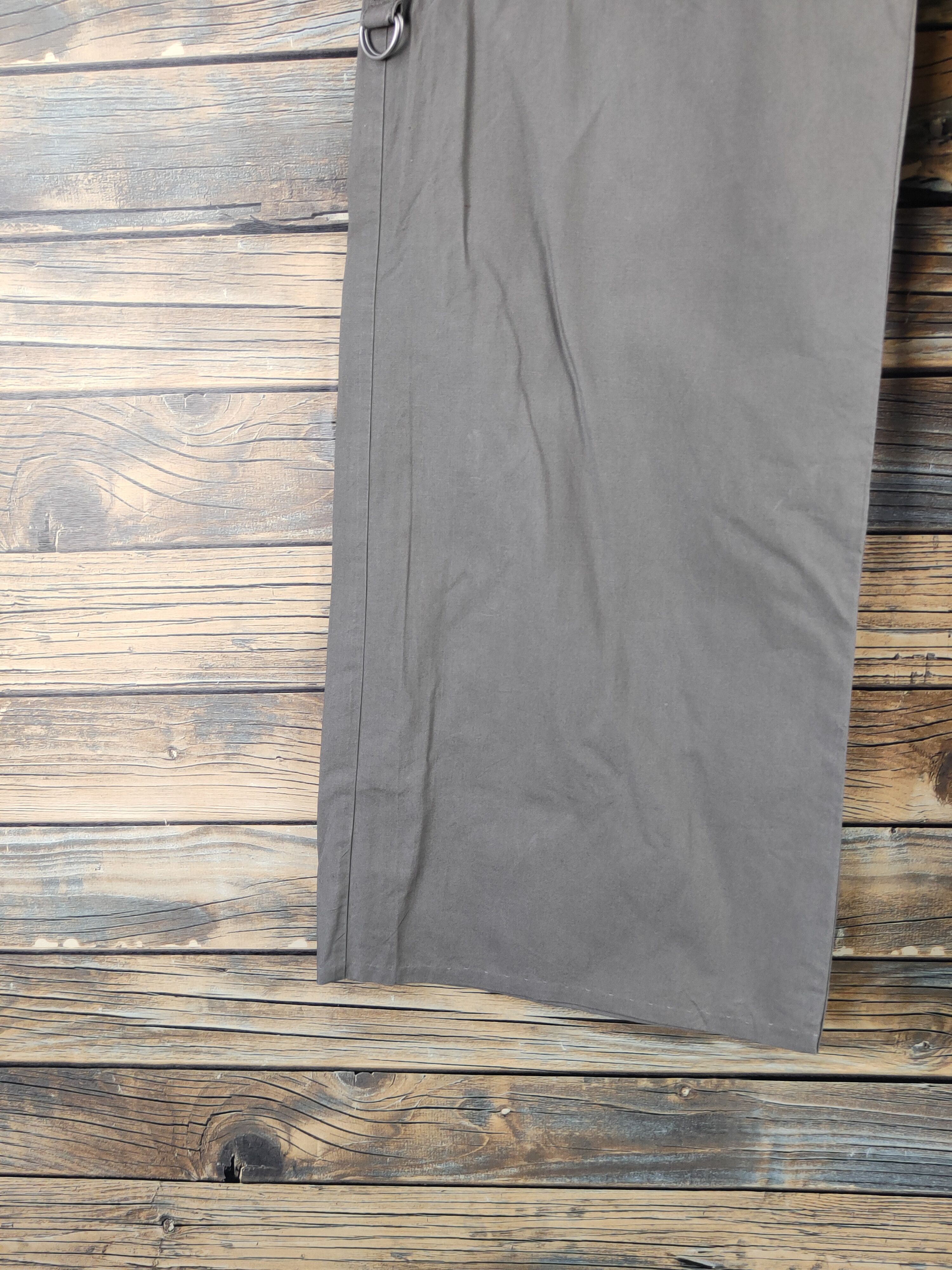 Japanese Brand DL Olive des Olive Olive Multipocket Cargo Pants #2362 Size 30" / US 8 / IT 44 - 4 Thumbnail