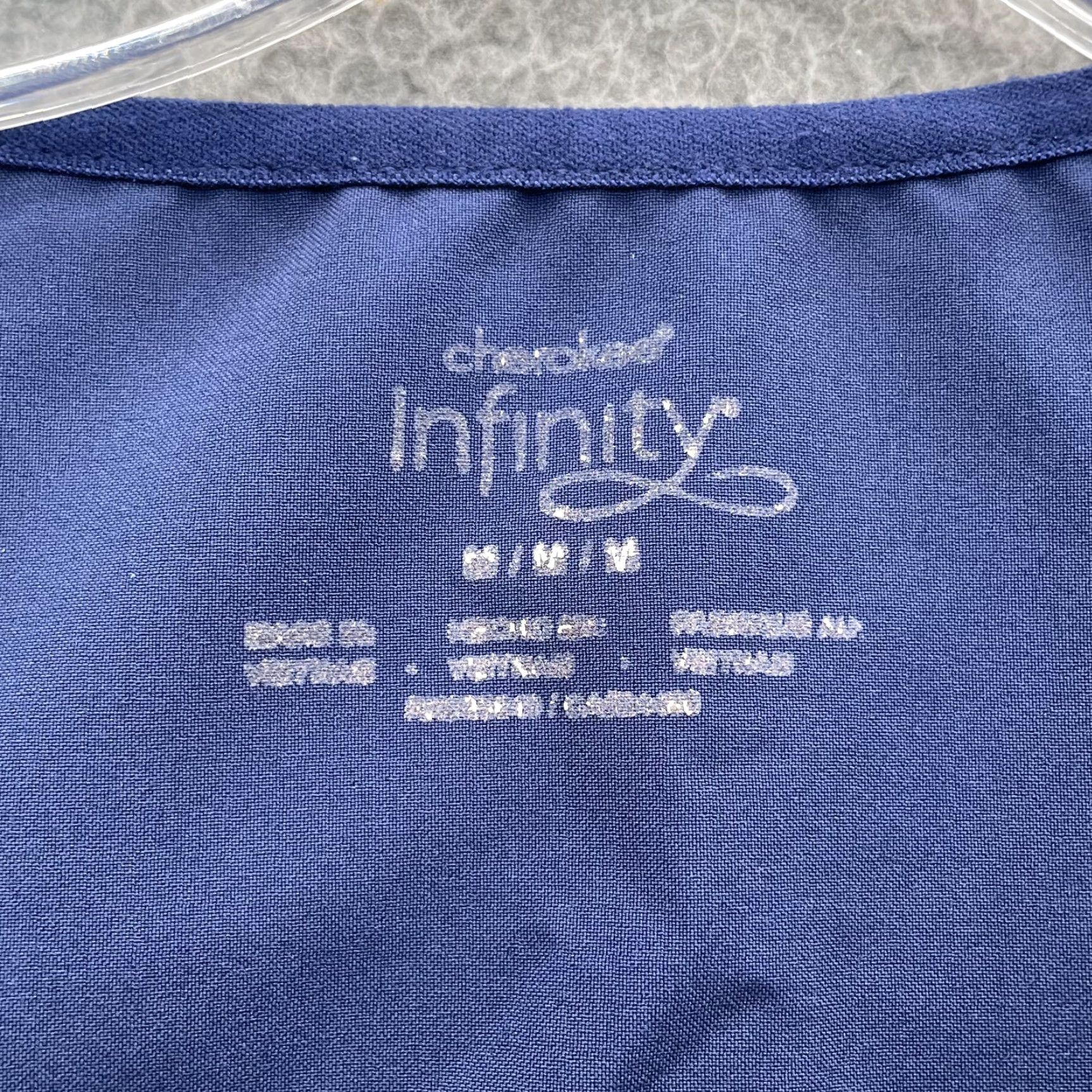 Cherokee VINTAGE Cherokee Infinity Scrub Top Women's Medium V-Neck Professional Uniform Medical Size M / US 6-8 / IT 42-44 - 4 Thumbnail
