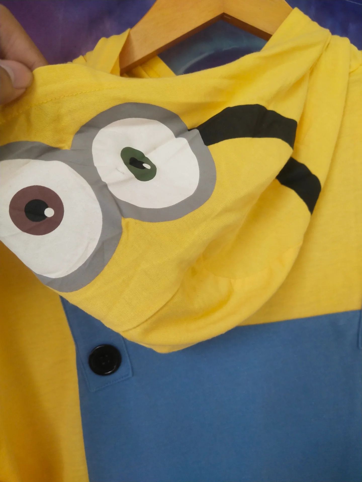 Cartoon Network Despicable Me Minions Costume Cartoon Animation Hooded Shirt Size US M / EU 48-50 / 2 - 5 Thumbnail