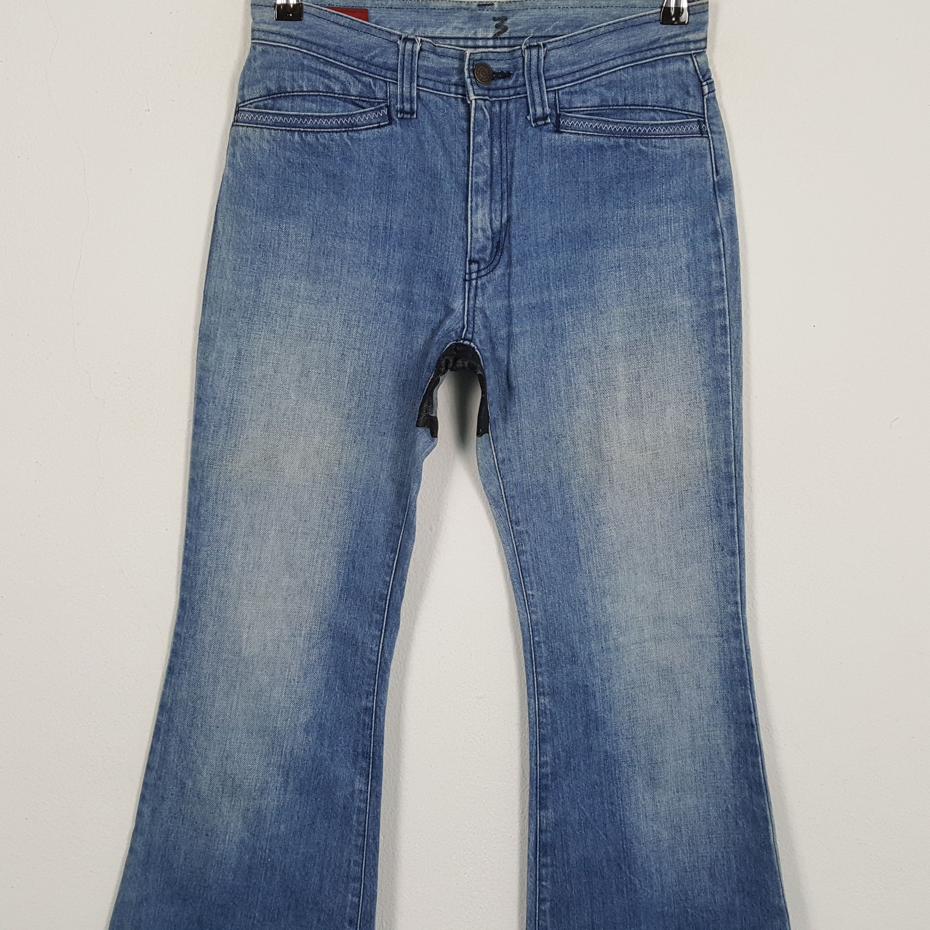 Hysteric Glamour × Japanese Brand × Vintage HYSTERIC GLAMOUR Bootcut Fashion Style Jeans Size 27" / US 4 / IT 40 - 5 Thumbnail
