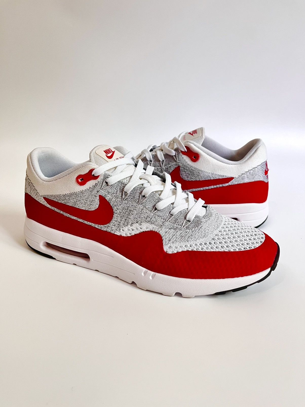 Nike Nike Air Max 1 OG Flyknit “University Red” Size US 10.5 / EU 43-44 - 5 Thumbnail