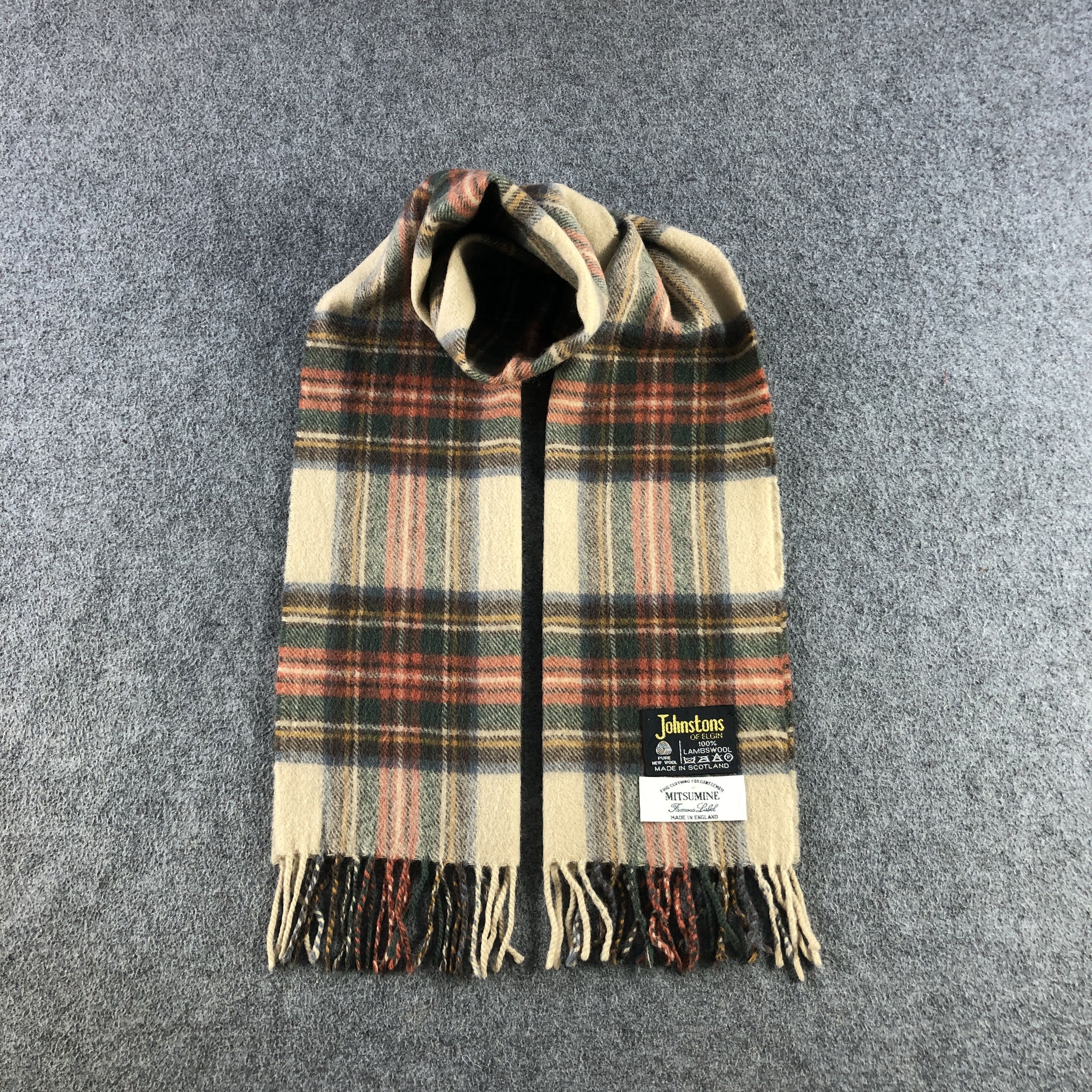 Johnstons Of Elgin × Vintage Johnstons of Elgin Tartan Wool