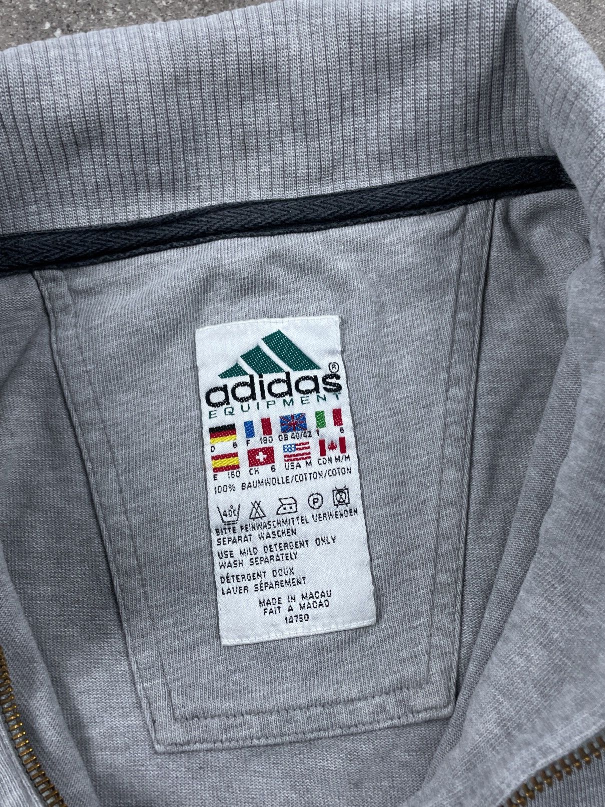 Adidas Adidas equipment half-zip Vintage sweatshirt Size US M / EU 48-50 / 2 - 4 Thumbnail