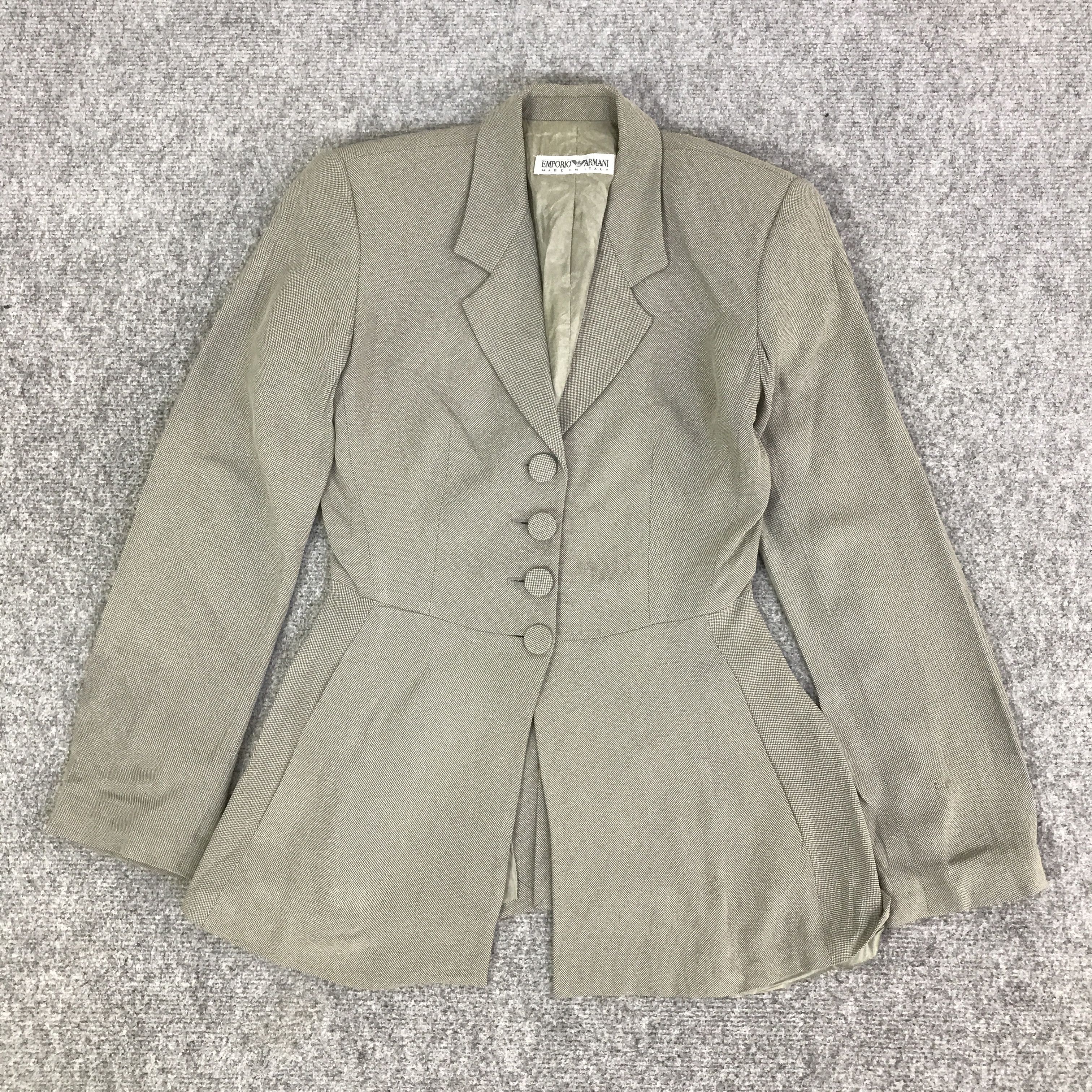 Emporio Armani EMPORIO ARMANI WOMAN BLAZER COST JACKET K110B19 Size US S / EU 44-46 / 1 - 1 Thumbnail