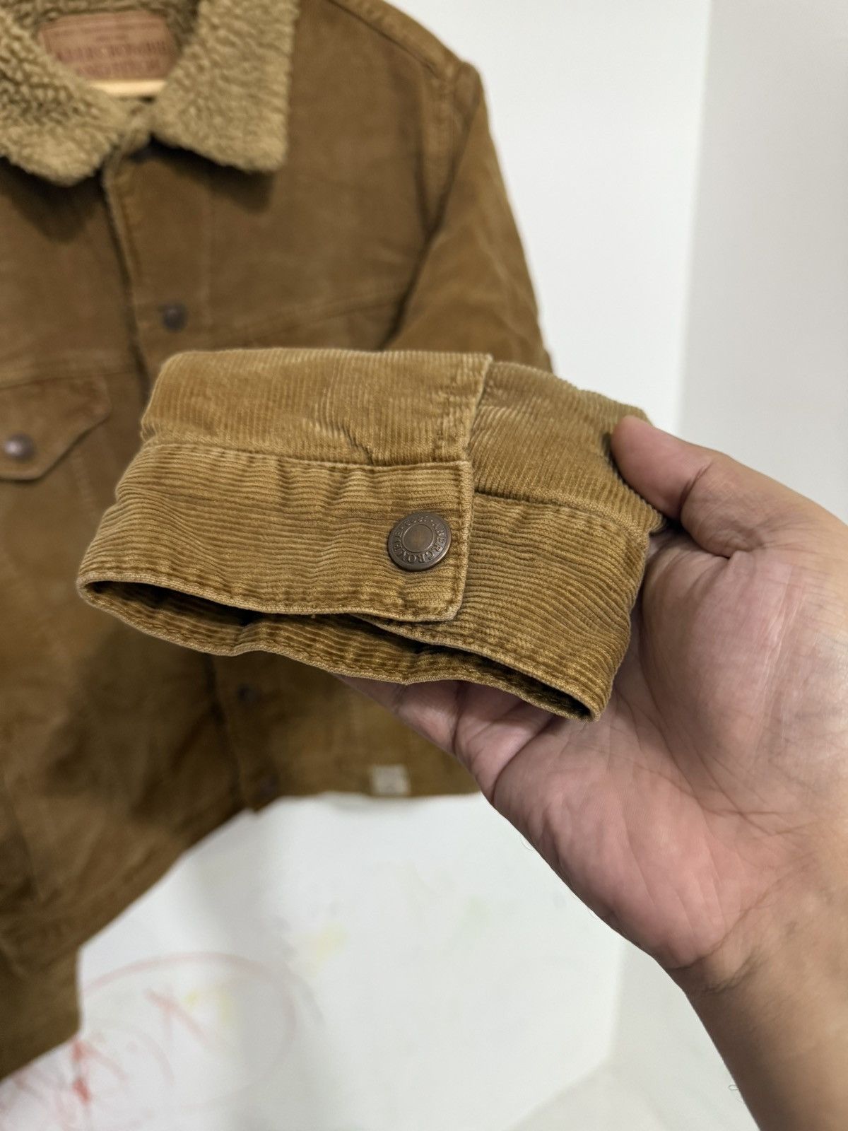 Abercrombie & Fitch Vintage Abercrombie & Fitch Workwear Corduroy Brown Jacket Size US XL / EU 56 / 4 - 4 Thumbnail