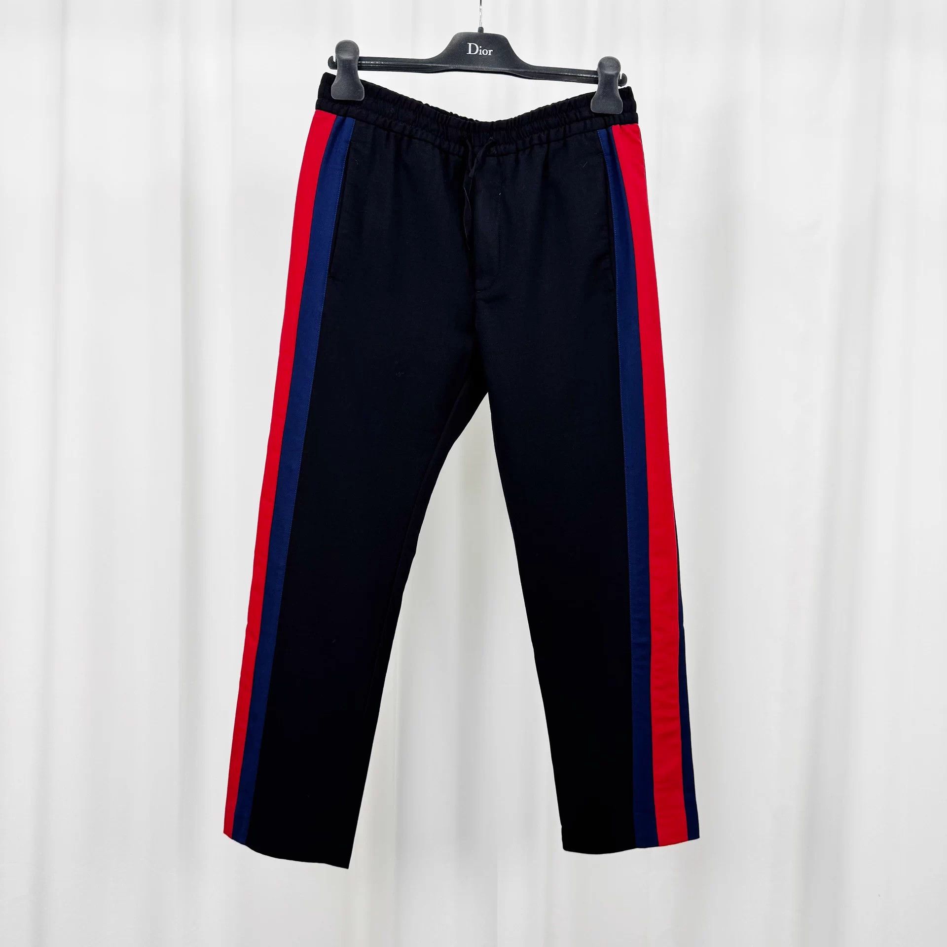 Gucci Gucci Stripe Webbing Wool Casual Pants 44 99 New Size US 28 / EU 44 - 1 Thumbnail