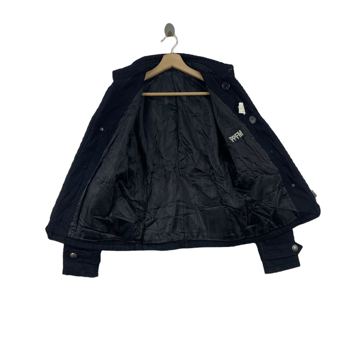 Japanese Brand PPFM Japanese Punk Brand Parade Design Black Coat Jacket Size US M / EU 48-50 / 2 - 5 Thumbnail